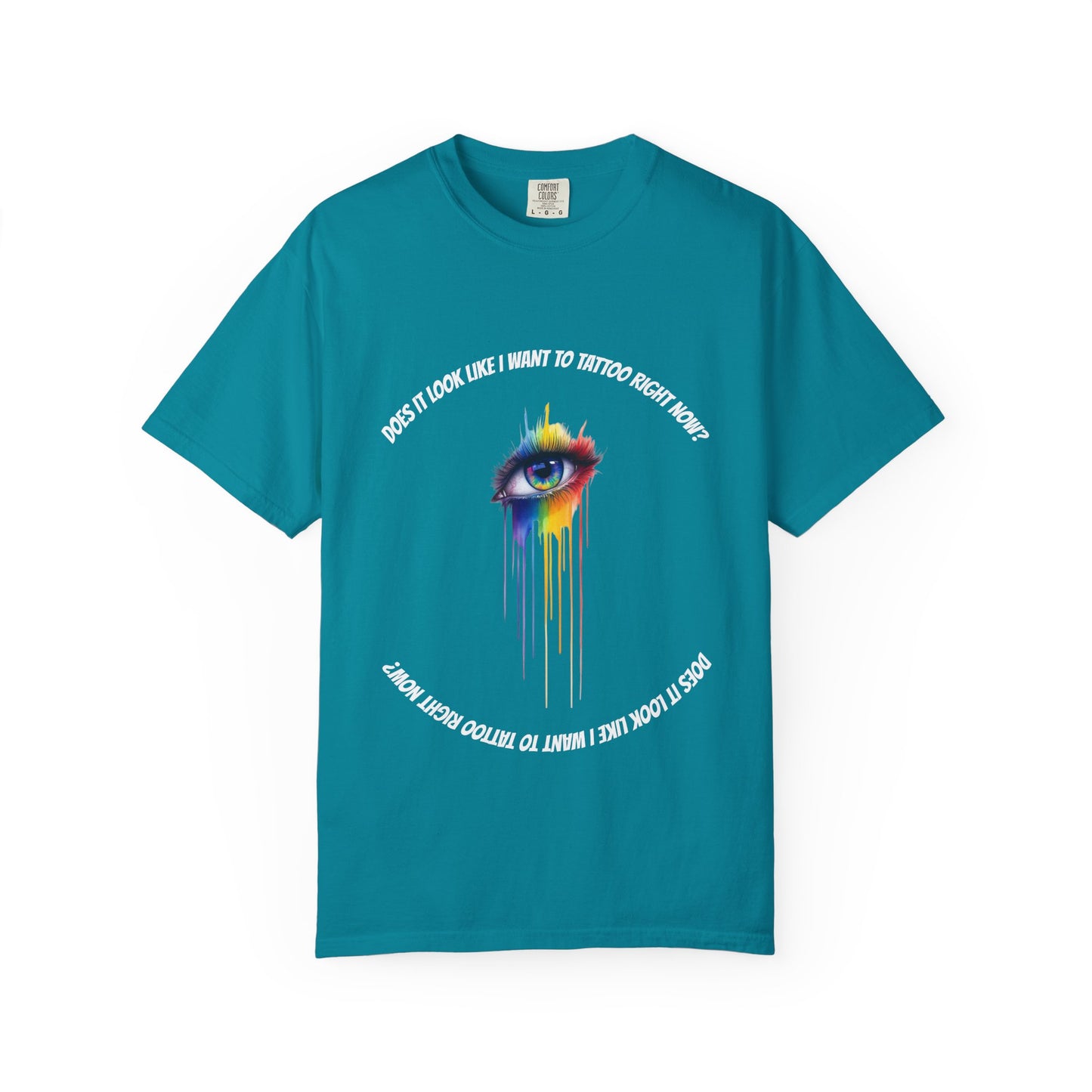 Vibrant Eye Art T-Shirt | Unisex Garment-Dyed Tee, Artistic Apparel, Colorful Fashion, Unique Gift, Everyday Wear