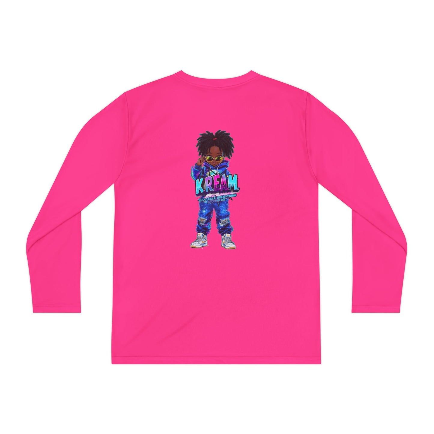 Youth Long Sleeve Tee for Trendy Kids, Cool Graphic Tee, Perfect for Birthdays, Playdates, School Events, Unique Gift Idea