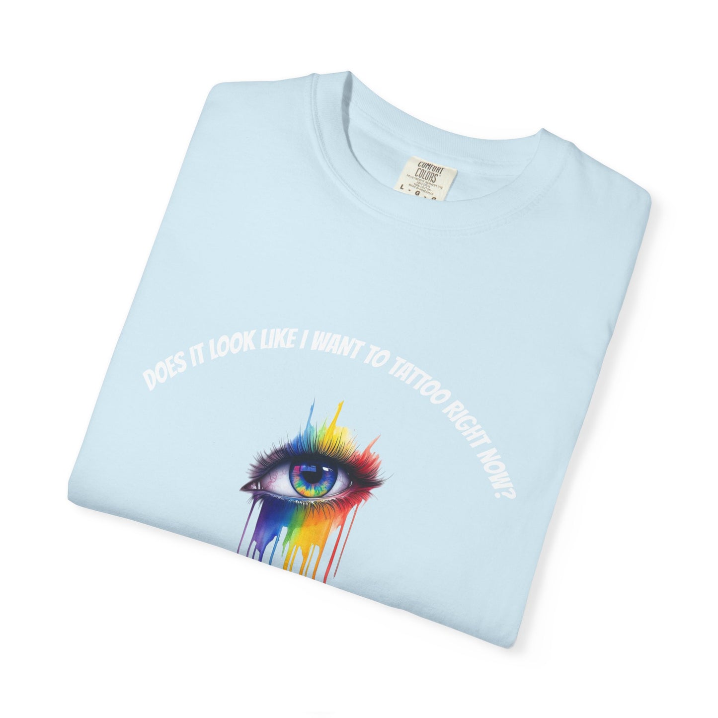 Vibrant Eye Art T-Shirt | Unisex Garment-Dyed Tee, Artistic Apparel, Colorful Fashion, Unique Gift, Everyday Wear