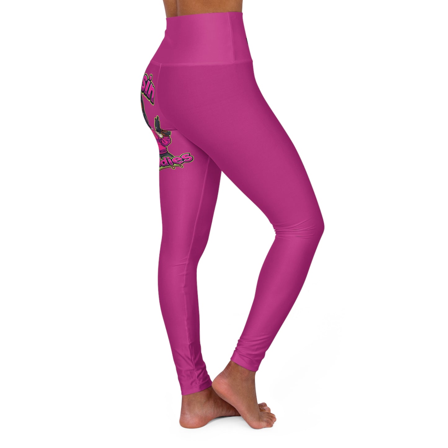 High Waisted Yoga Leggings - Fun & Fashionable Activewear for Fitness Lovers, Perfect for Gifts or Everyday Use