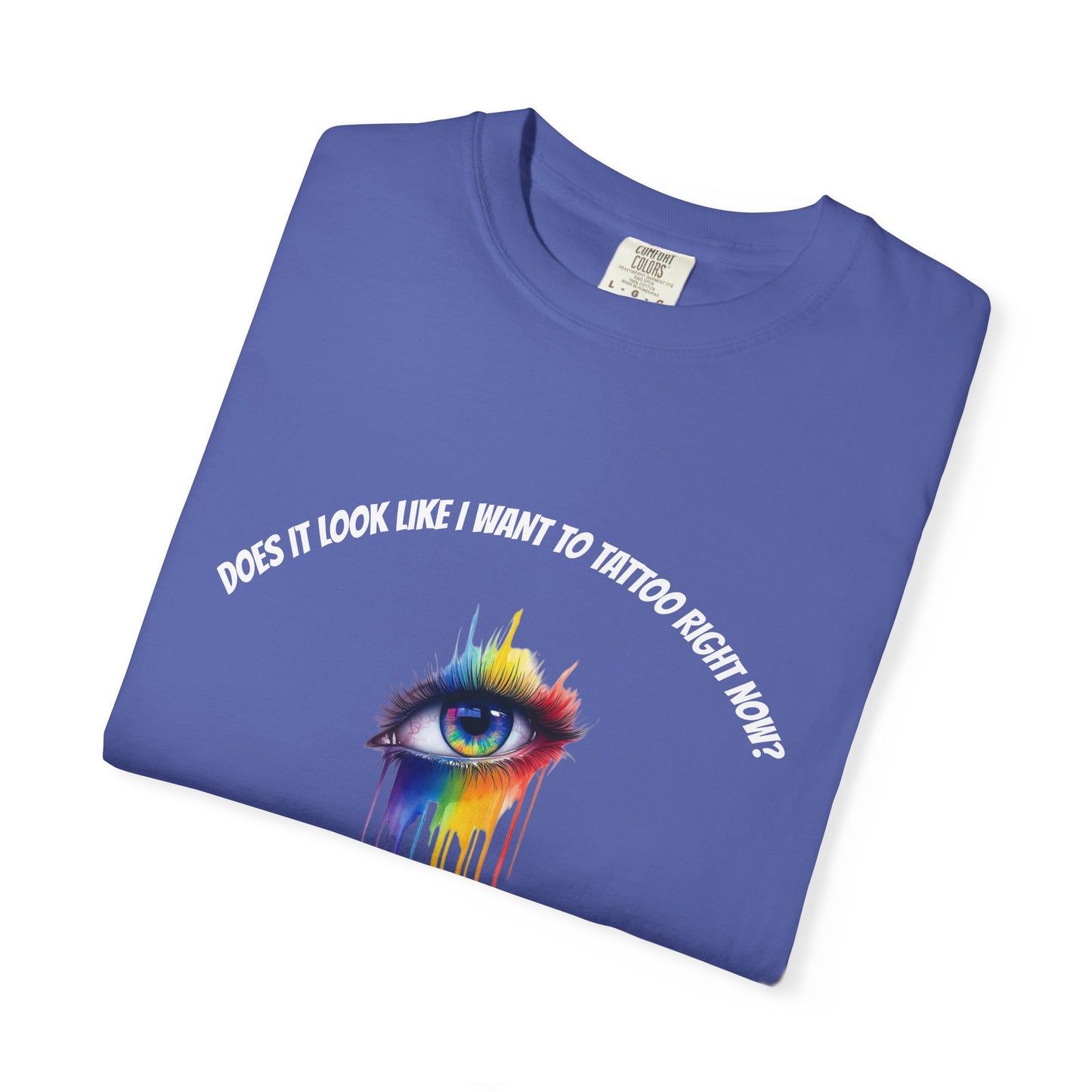 Vibrant Eye Art T-Shirt | Unisex Garment-Dyed Tee, Artistic Apparel, Colorful Fashion, Unique Gift, Everyday Wear