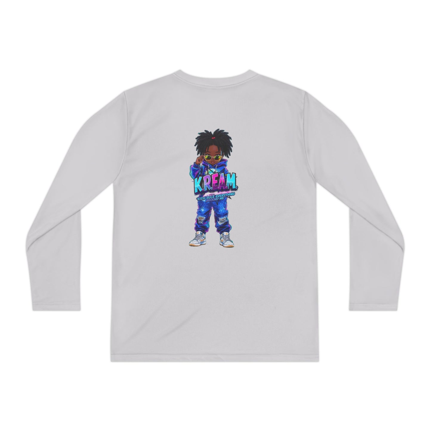 Youth Long Sleeve Tee for Trendy Kids, Cool Graphic Tee, Perfect for Birthdays, Playdates, School Events, Unique Gift Idea