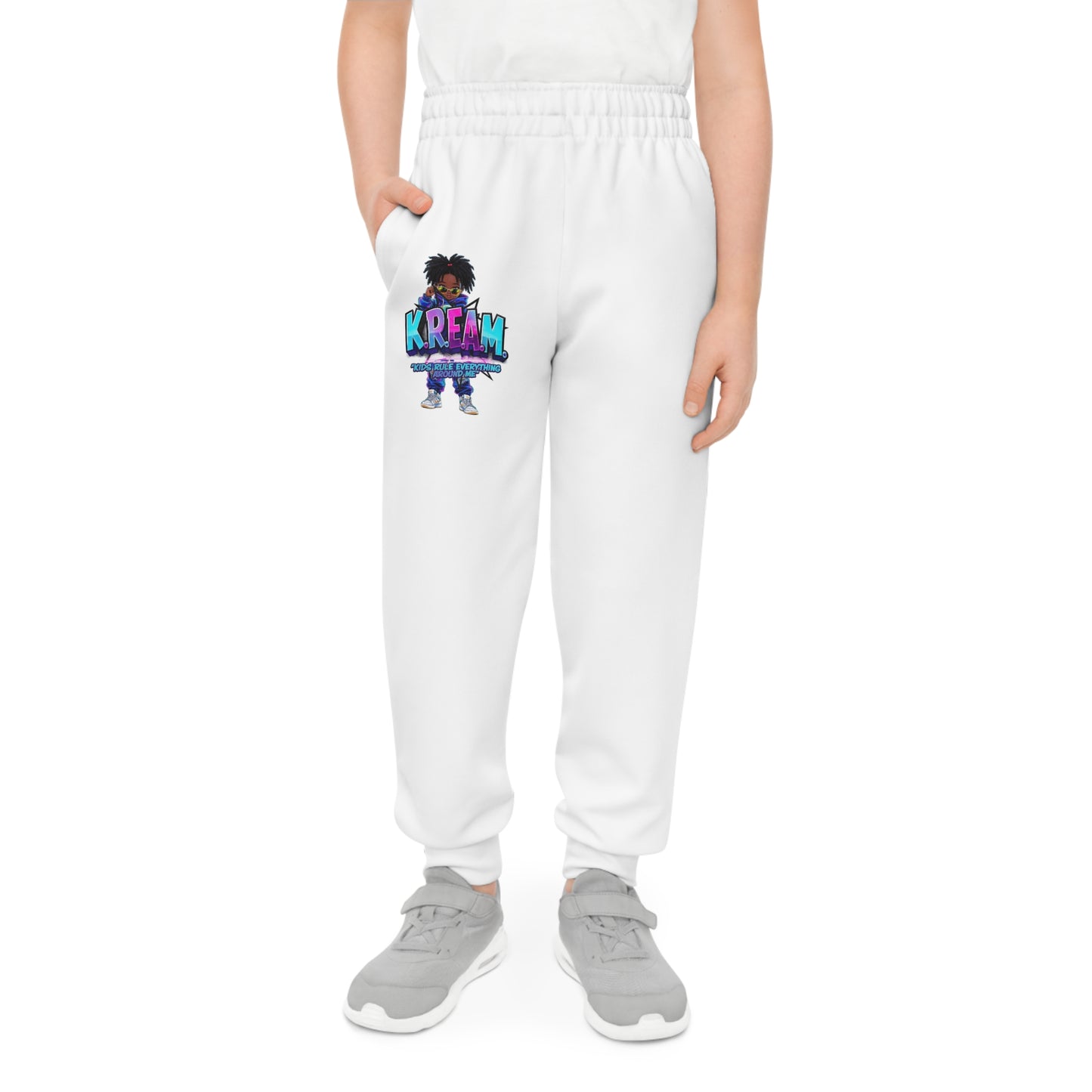 Youth Joggers with Fun Graphic Design, Trendy Athletic Pants, Kids Activewear, Comfortable Lounge Wear, Gift for Young Fashion Enthusiasts