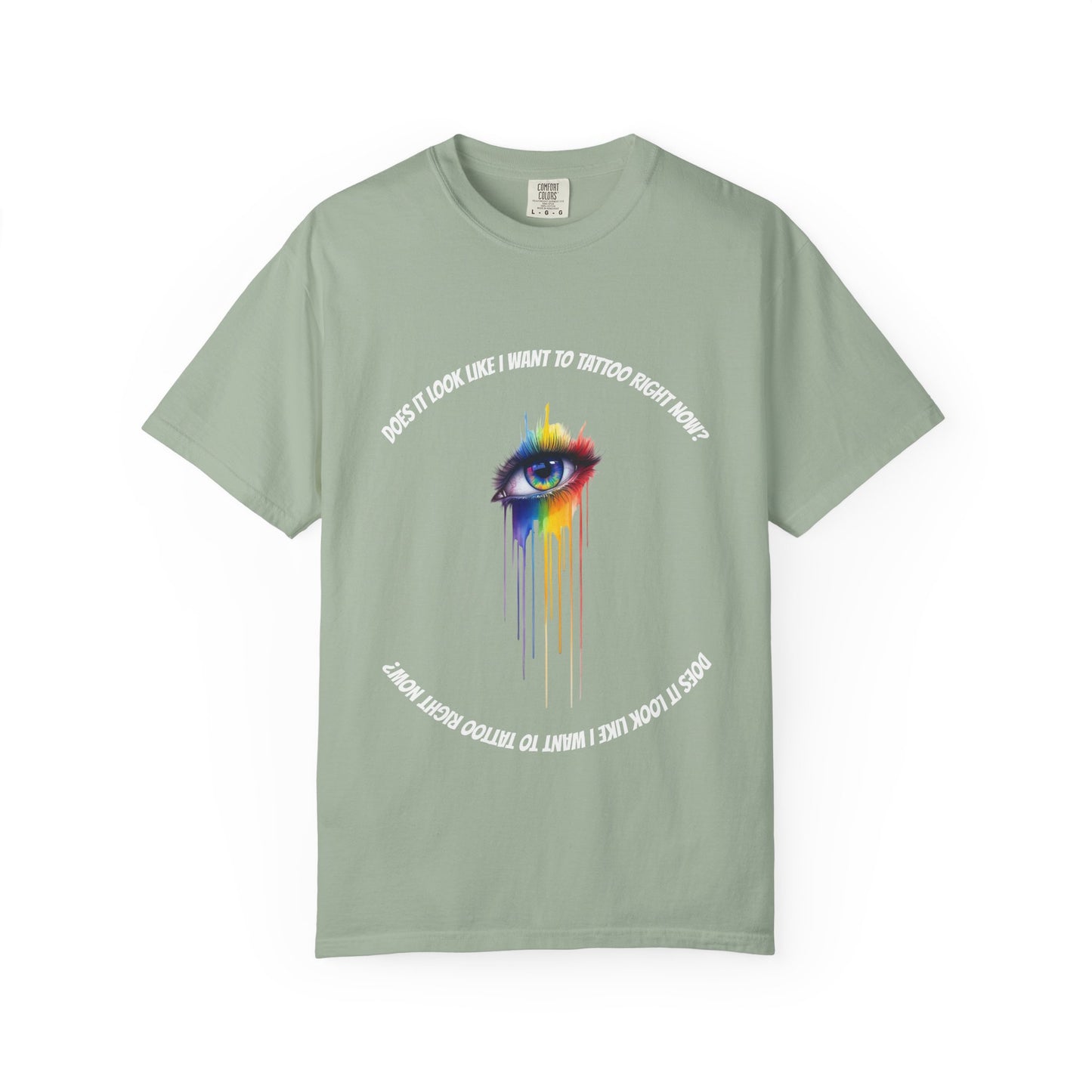 Vibrant Eye Art T-Shirt | Unisex Garment-Dyed Tee, Artistic Apparel, Colorful Fashion, Unique Gift, Everyday Wear