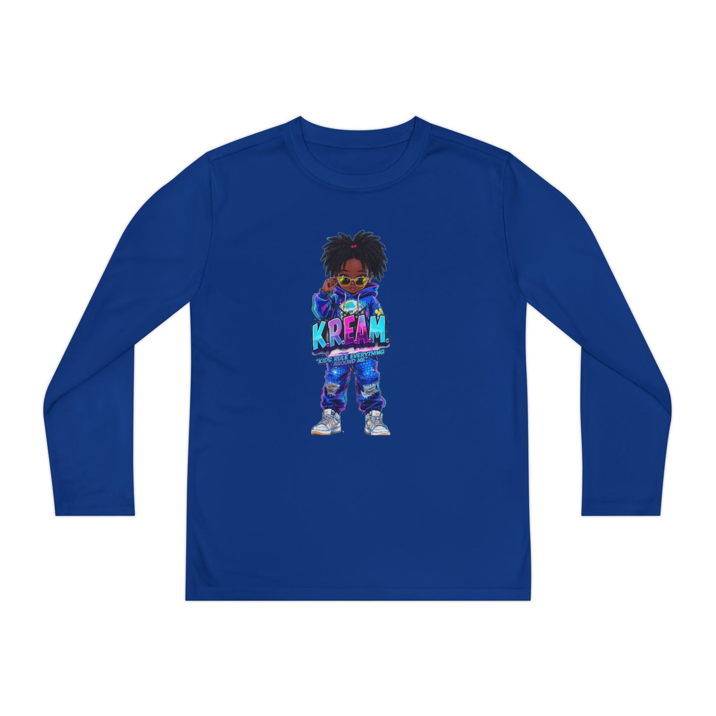 Youth Long Sleeve Tee for Trendy Kids, Cool Graphic Tee, Perfect for Birthdays, Playdates, School Events, Unique Gift Idea