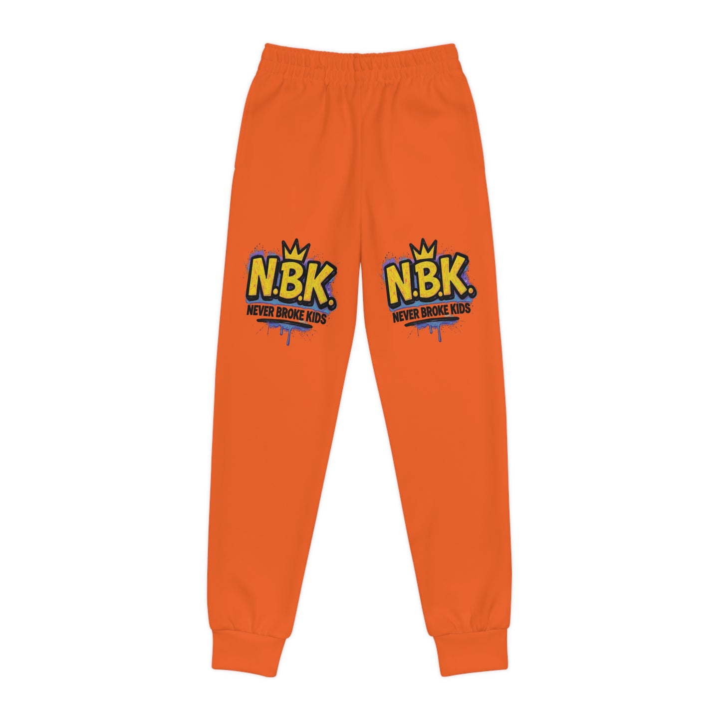 Youth Joggers with N.B.K. Design | Trendy Kids Loungewear for Play, Sports, Birthday Gift, Family Outings, and Everyday Comfort