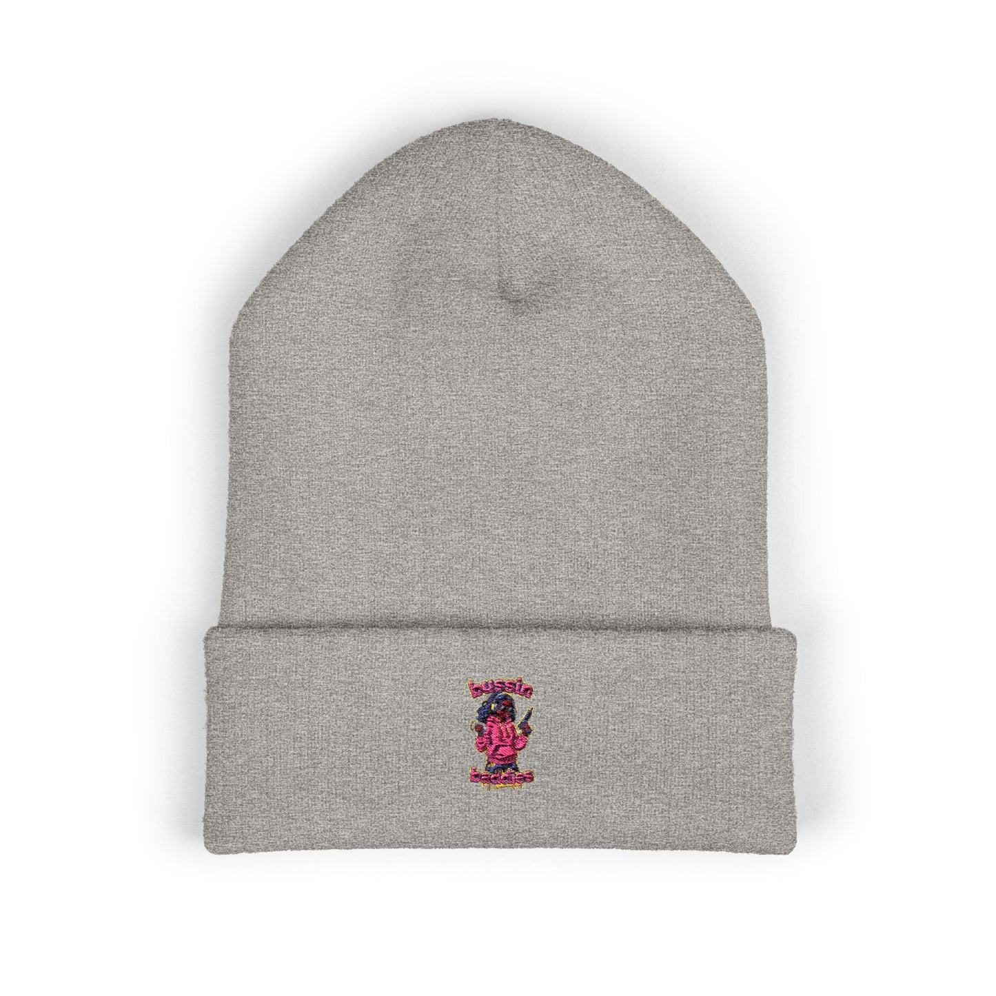 Stylish Cuffed Beanie - Embroidered Cozy Hat, Winter Accessory, Gifts for Her, Unisex Beanie, Perfect for Cold Days