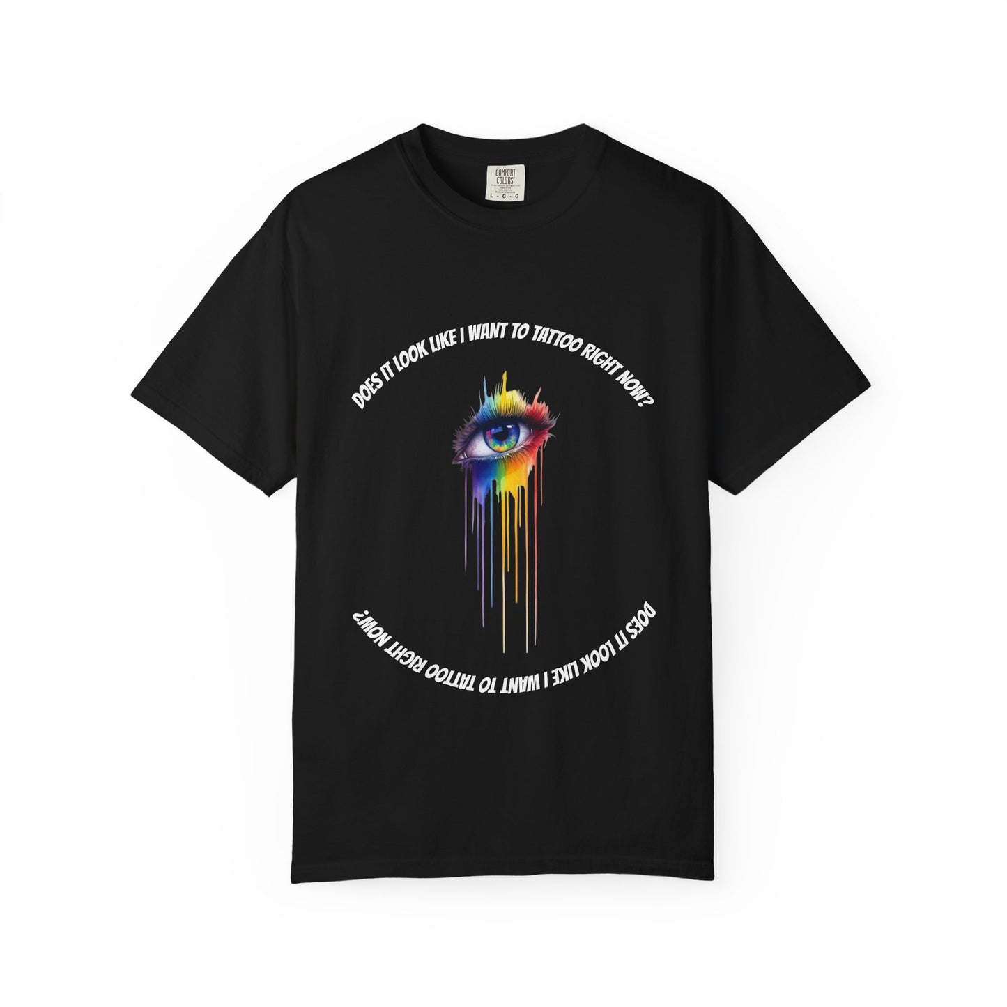 Vibrant Eye Art T-Shirt | Unisex Garment-Dyed Tee, Artistic Apparel, Colorful Fashion, Unique Gift, Everyday Wear