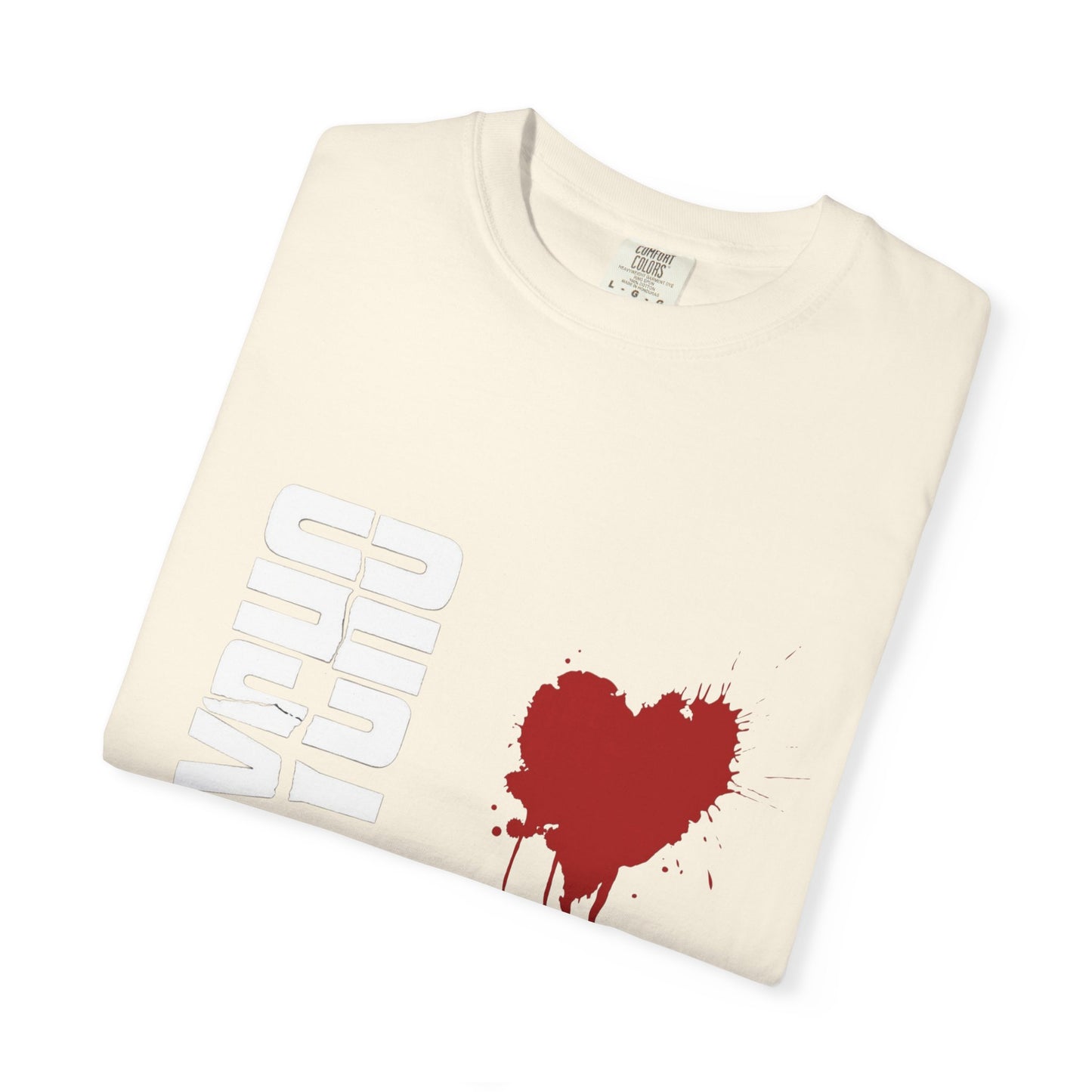 Bleeding Heart Unisex T-Shirt, Casual Love Tee, Heart Graphic Shirt, Gift for Him/Her, Streetwear, Valentine's Day Tee