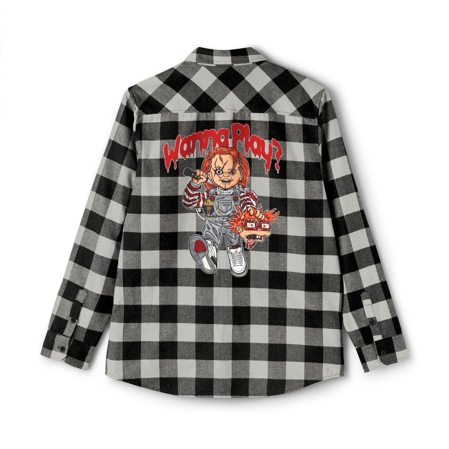 Chic Unisex Flannel Shirt, Cozy Checkered Shirt for Everyday Wear, Perfect Gift for Halloween, Layered Style for Men and Women
