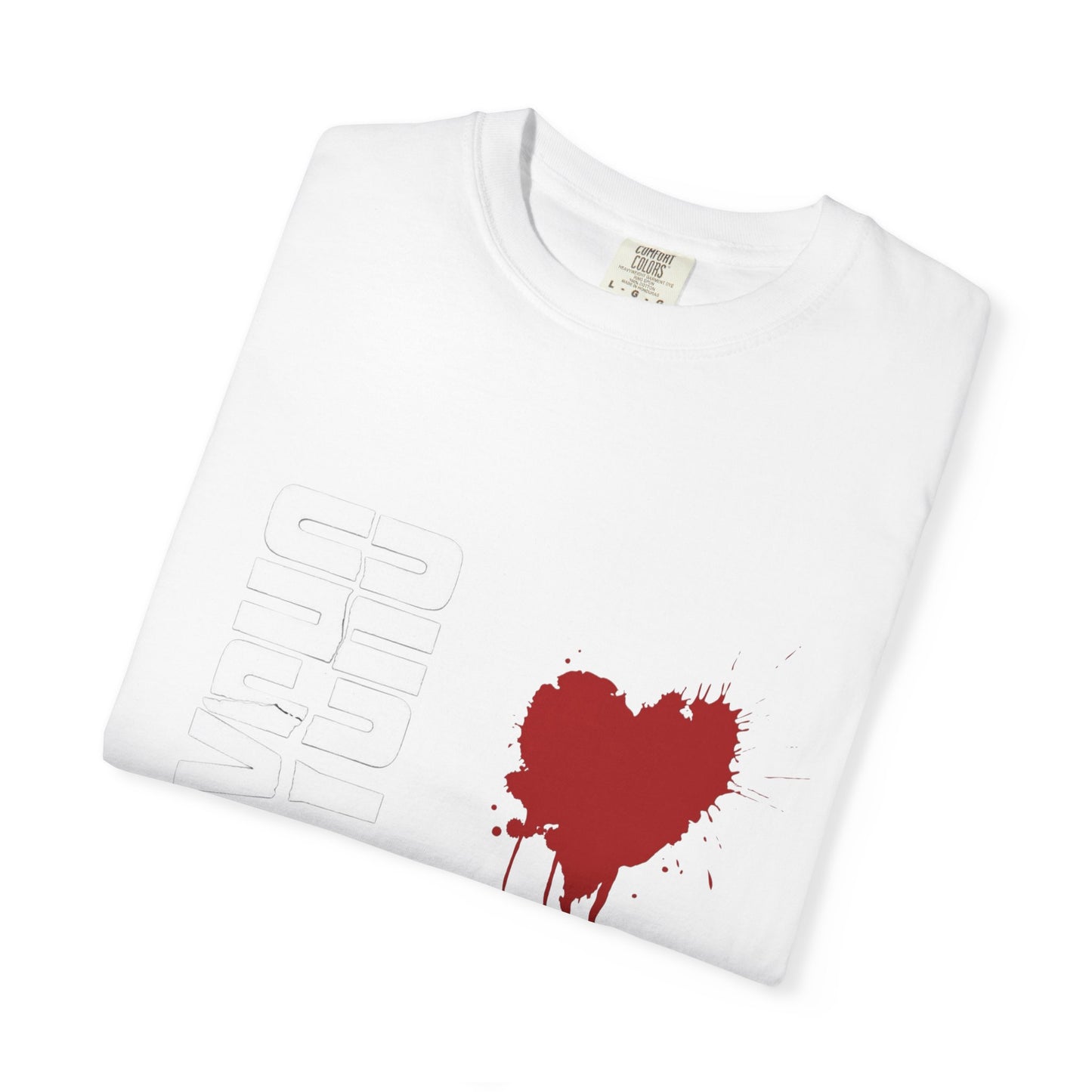 Bleeding Heart Unisex T-Shirt, Casual Love Tee, Heart Graphic Shirt, Gift for Him/Her, Streetwear, Valentine's Day Tee
