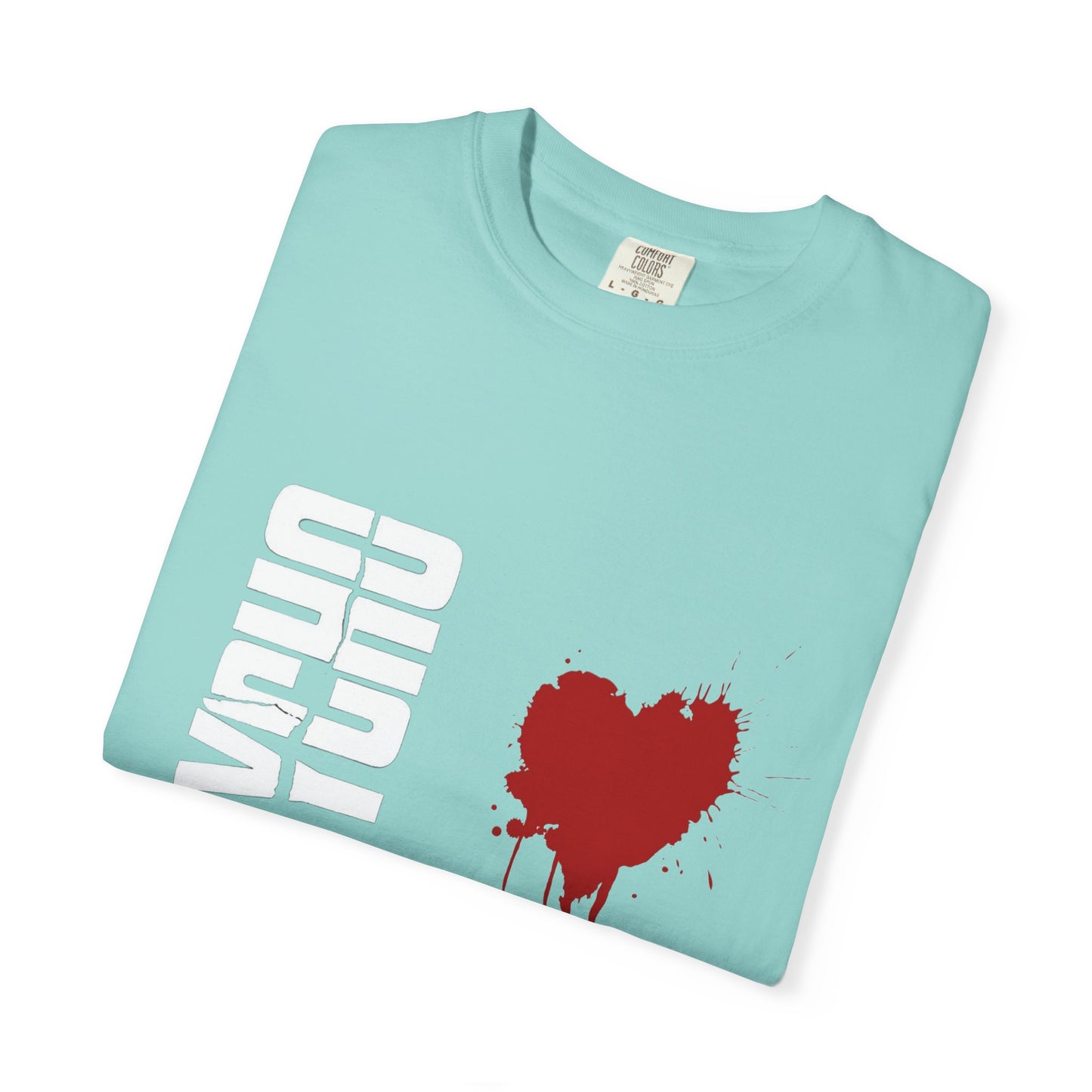 Bleeding Heart Unisex T-Shirt, Casual Love Tee, Heart Graphic Shirt, Gift for Him/Her, Streetwear, Valentine's Day Tee