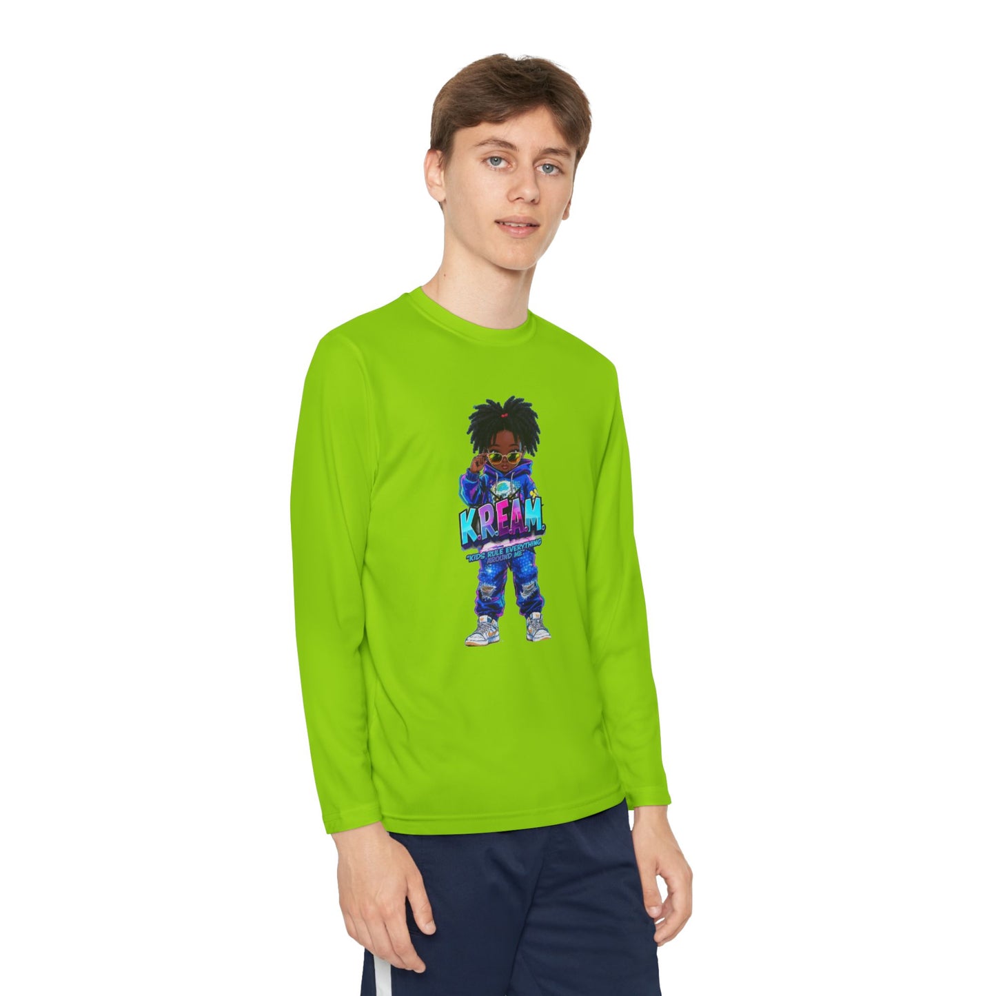 Youth Long Sleeve Tee for Trendy Kids, Cool Graphic Tee, Perfect for Birthdays, Playdates, School Events, Unique Gift Idea
