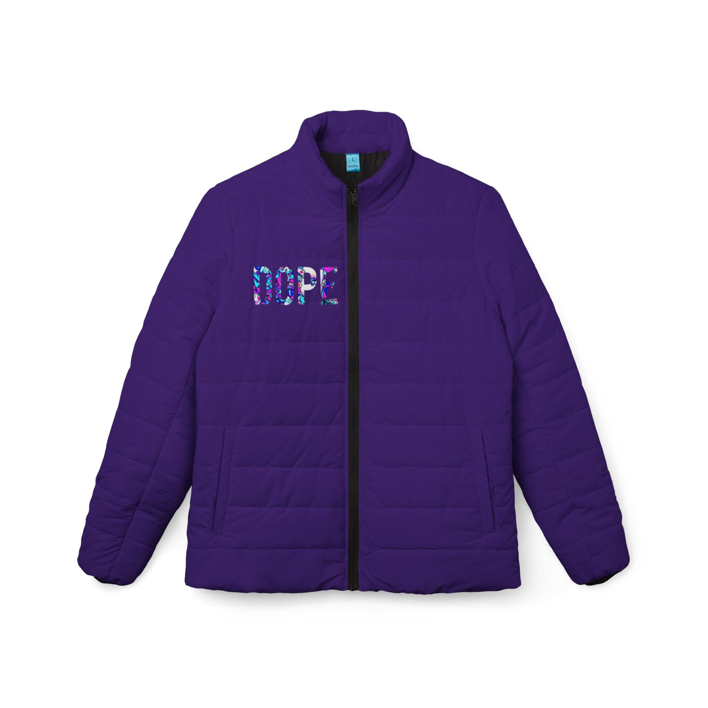 Trendy Women’s Puffer Jacket, Stylish Cold Weather Wear, Fashion Outerwear, Dope Design, Perfect for Winter Activities, Gift Idea
