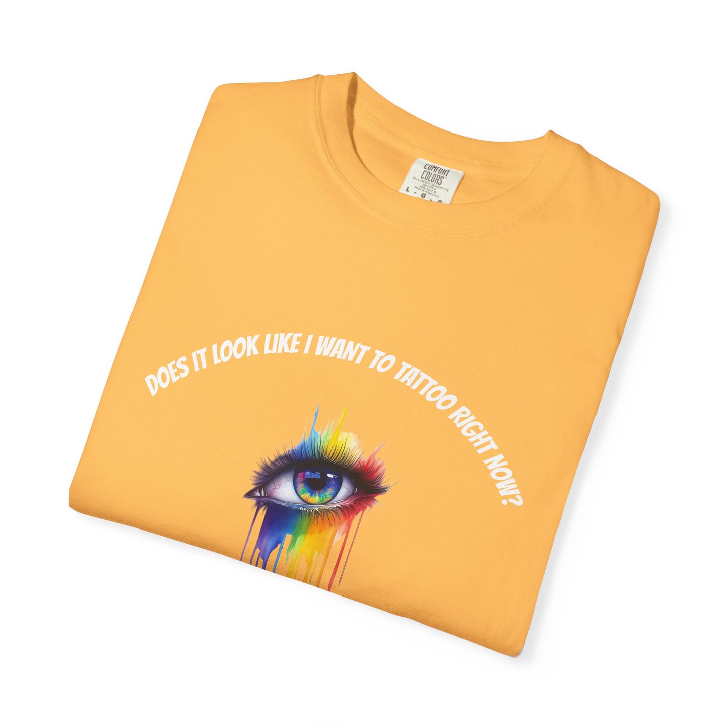 Vibrant Eye Art T-Shirt | Unisex Garment-Dyed Tee, Artistic Apparel, Colorful Fashion, Unique Gift, Everyday Wear