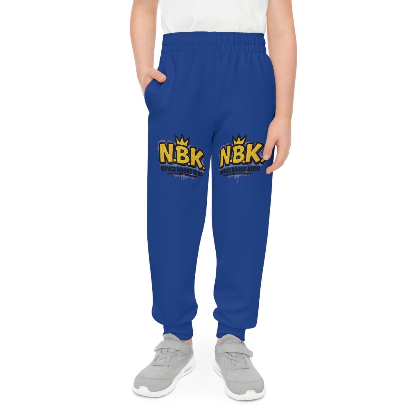 Youth Joggers with NBK Logo - Comfortable Athletic Wear for Kids, Perfect for Sports, Playtime, and Casual Outings
