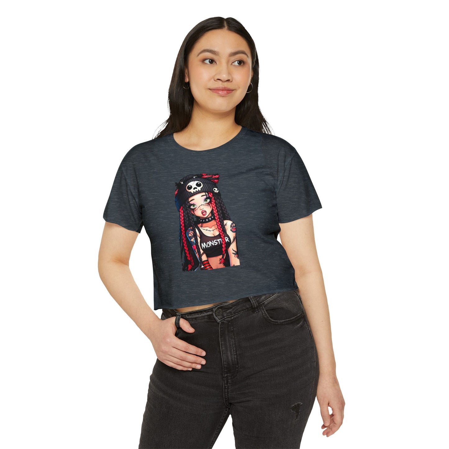 Vibrant Women's Festival Crop Top - Statement Tee for Music Lovers, Perfect for Summer Events, Concerts, Parties, Casual Outings