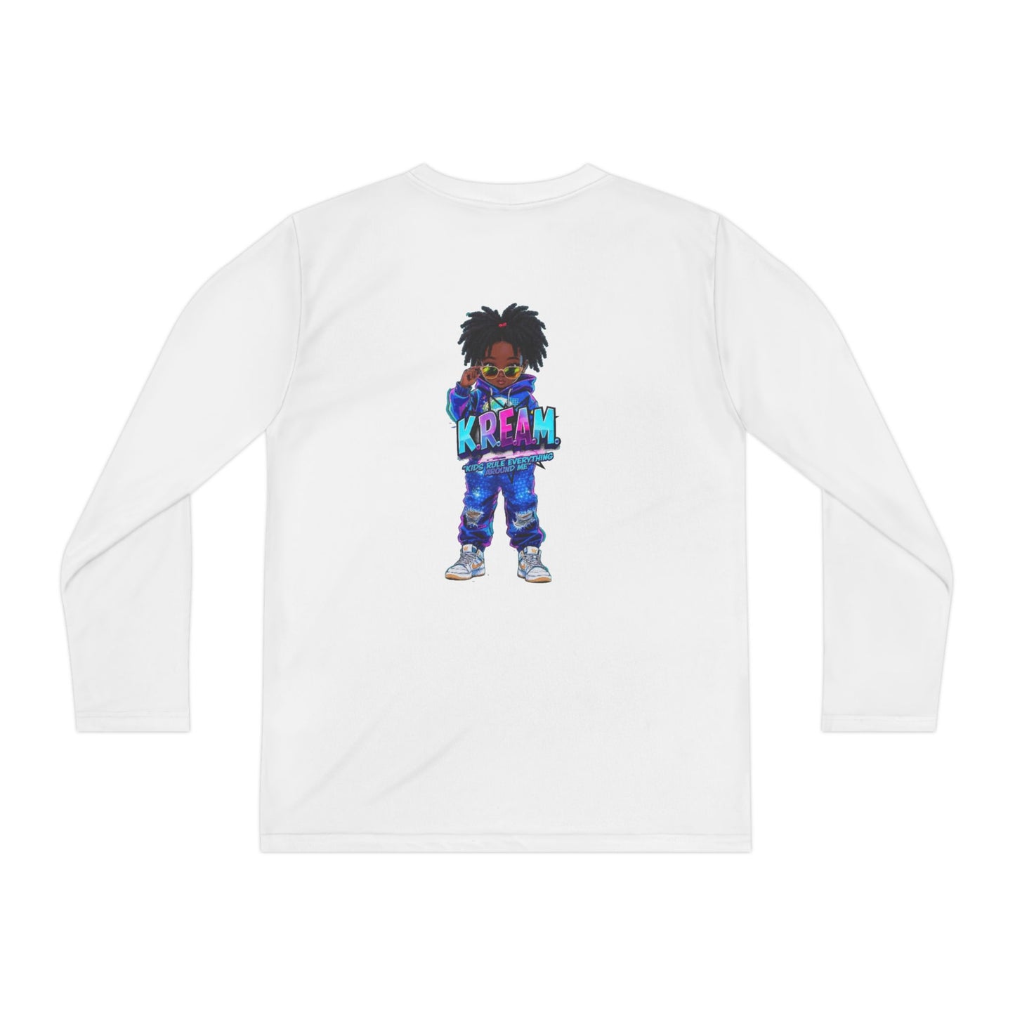 Youth Long Sleeve Tee for Trendy Kids, Cool Graphic Tee, Perfect for Birthdays, Playdates, School Events, Unique Gift Idea