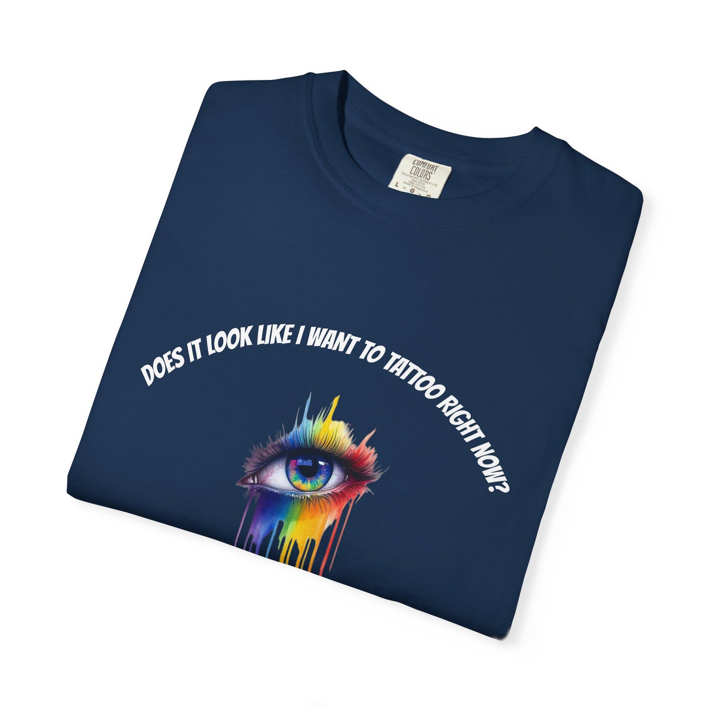 Vibrant Eye Art T-Shirt | Unisex Garment-Dyed Tee, Artistic Apparel, Colorful Fashion, Unique Gift, Everyday Wear