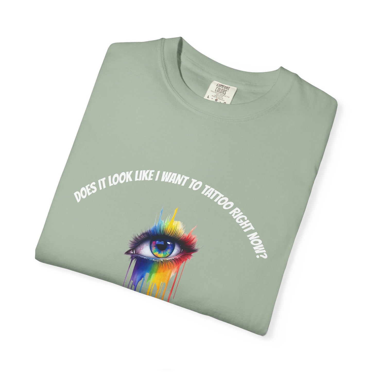 Vibrant Eye Art T-Shirt | Unisex Garment-Dyed Tee, Artistic Apparel, Colorful Fashion, Unique Gift, Everyday Wear