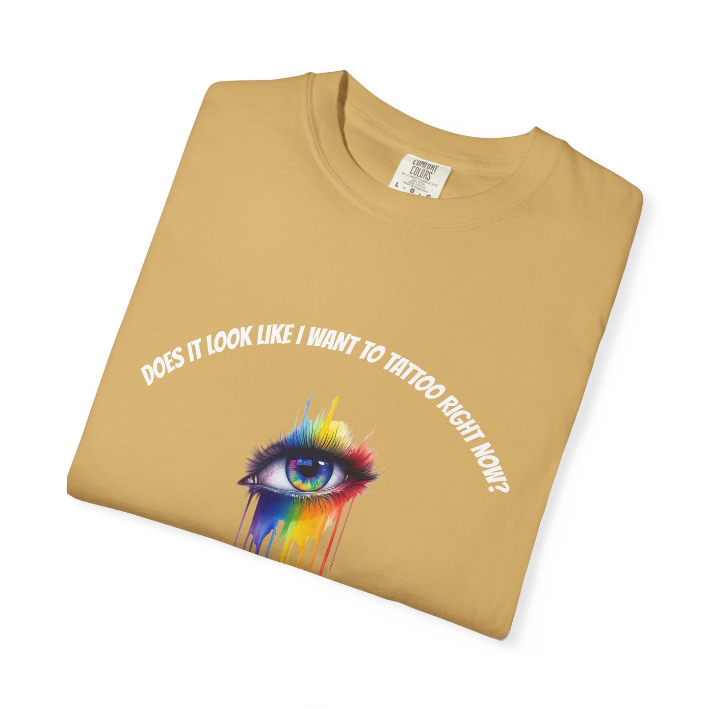 Vibrant Eye Art T-Shirt | Unisex Garment-Dyed Tee, Artistic Apparel, Colorful Fashion, Unique Gift, Everyday Wear