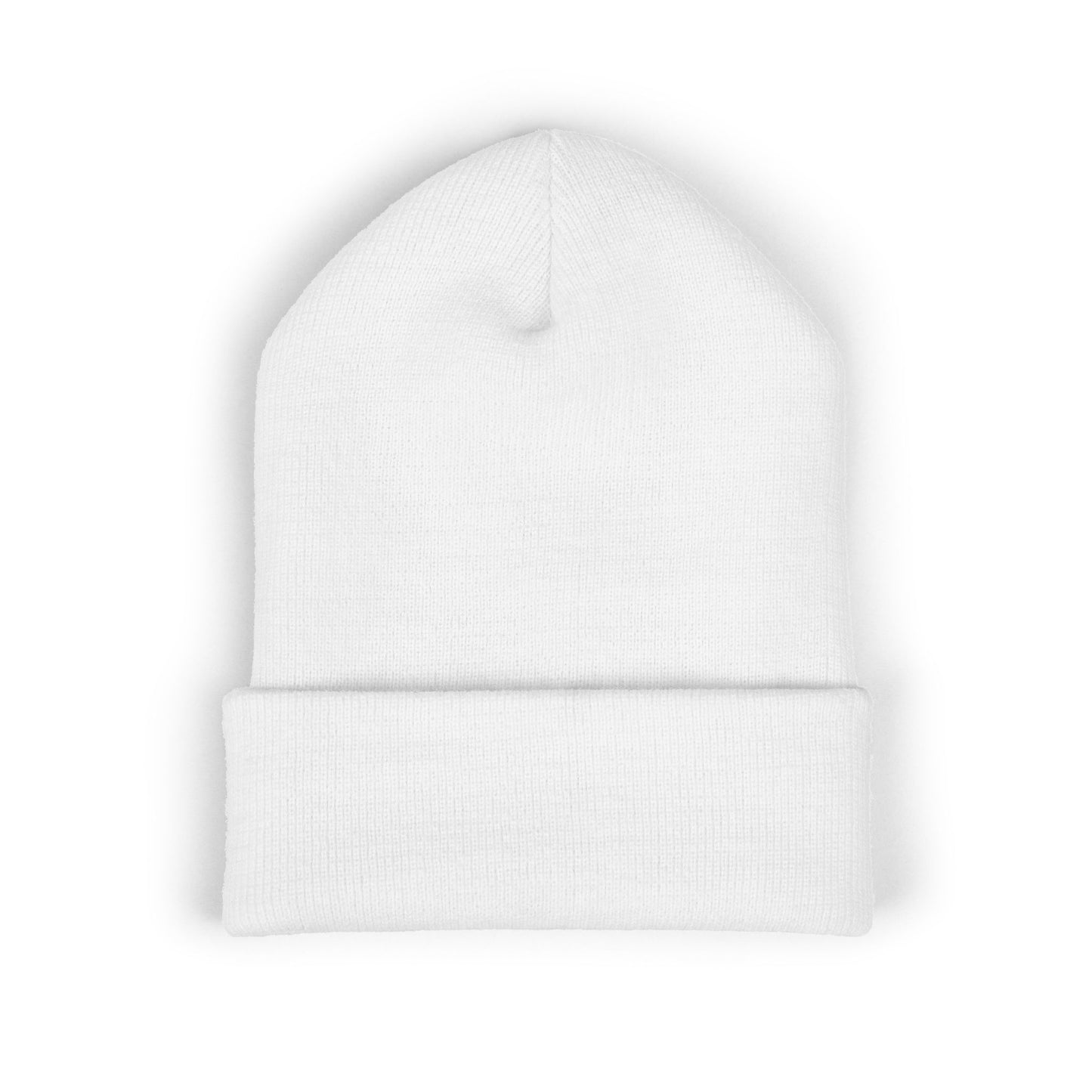 Art is Not Crime Cuffed Beanie, Cozy Winter Hat, Stylish Embroidered Beanie, Gift for Artists, Urban Fashion Accessory, Unisex Beanie