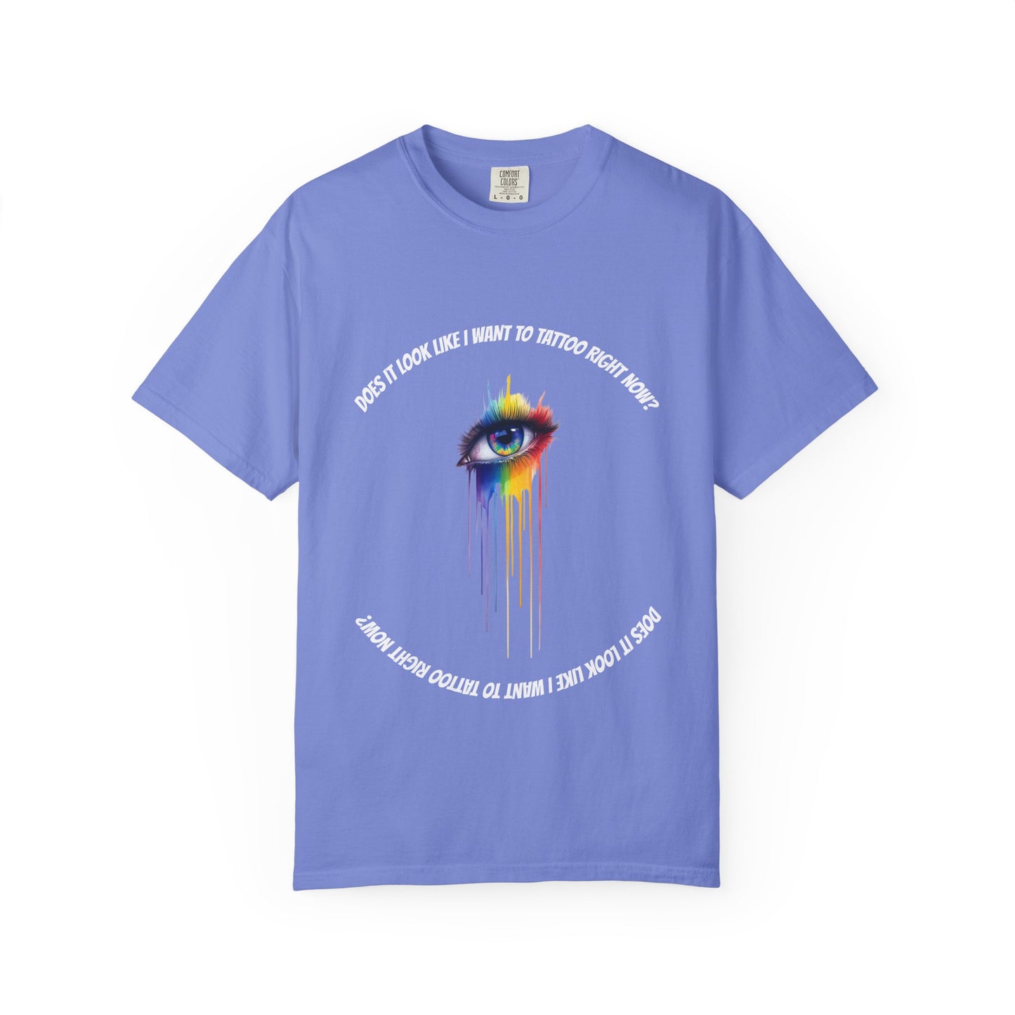 Vibrant Eye Art T-Shirt | Unisex Garment-Dyed Tee, Artistic Apparel, Colorful Fashion, Unique Gift, Everyday Wear