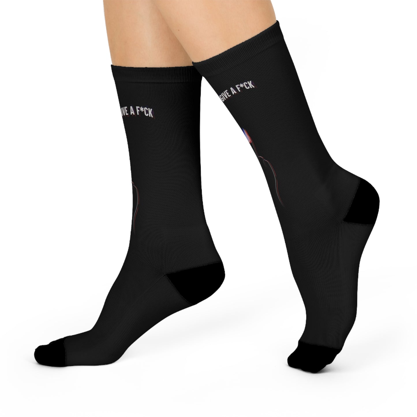 Sassy Cushioned Crew Socks - Fun Gift for Friends, Casual Wear, Birthday Surprise, Humorous Gift, Unique Stocking Stuffer