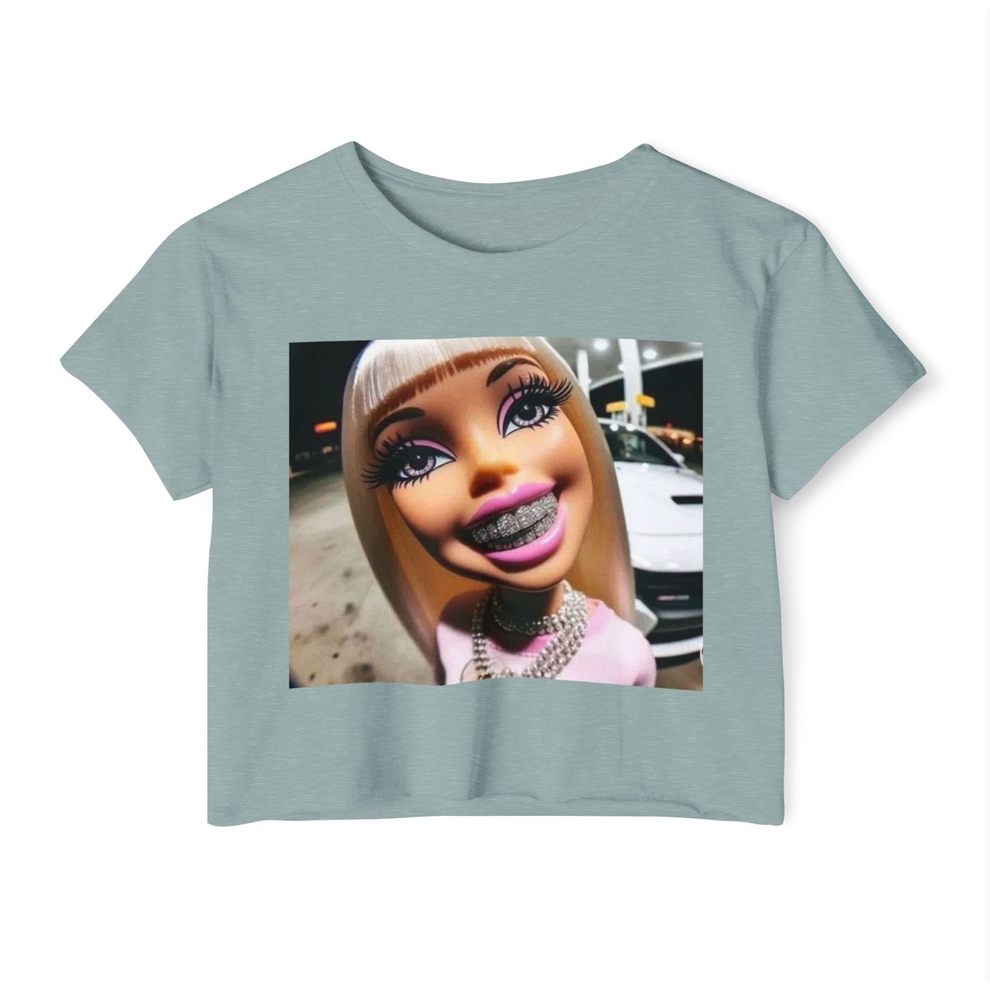 Trendy Women's Festival Crop Top, Cute Party Shirt, Summer Vibes Tee, Casual Summer Fashion, Festival Style Clothing