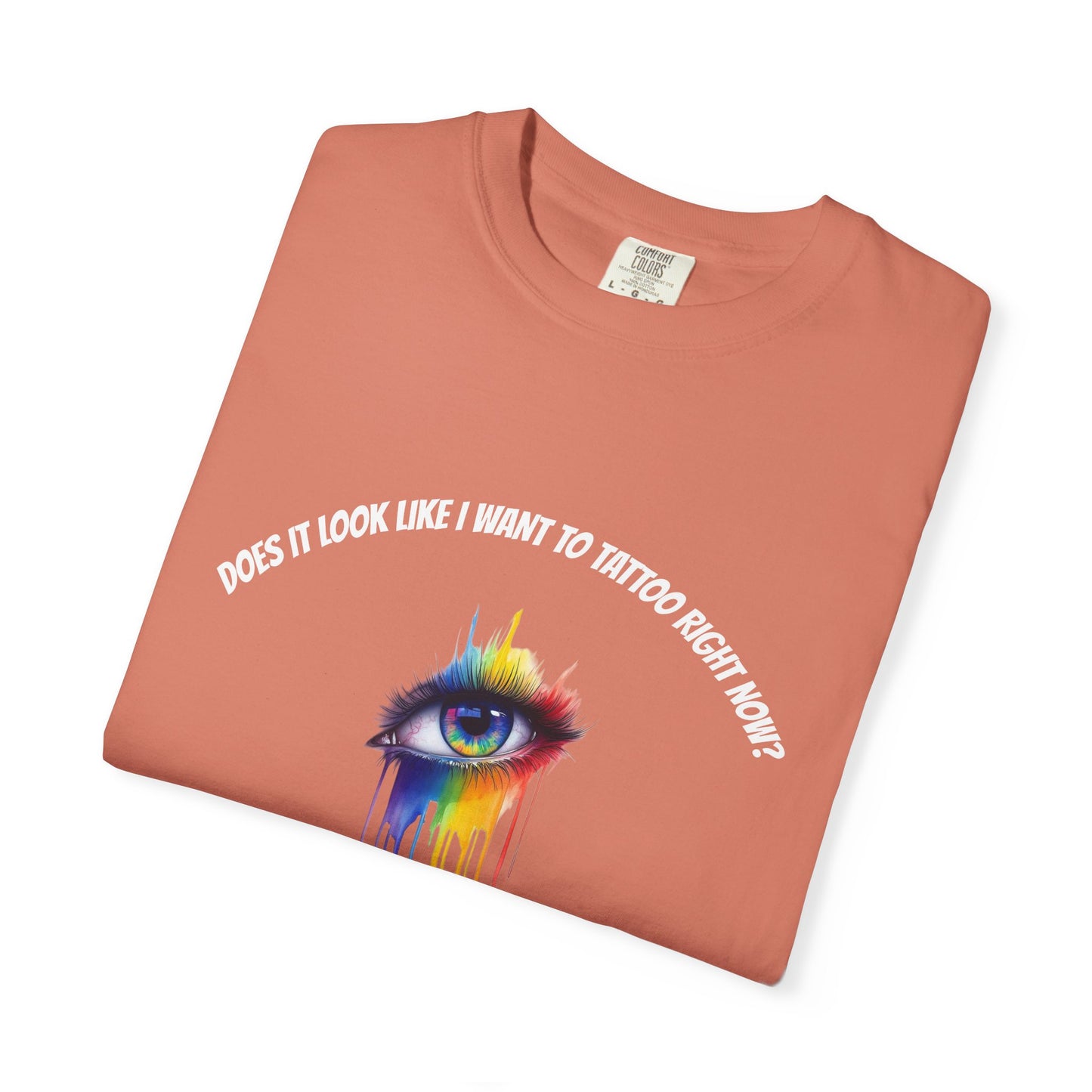 Vibrant Eye Art T-Shirt | Unisex Garment-Dyed Tee, Artistic Apparel, Colorful Fashion, Unique Gift, Everyday Wear