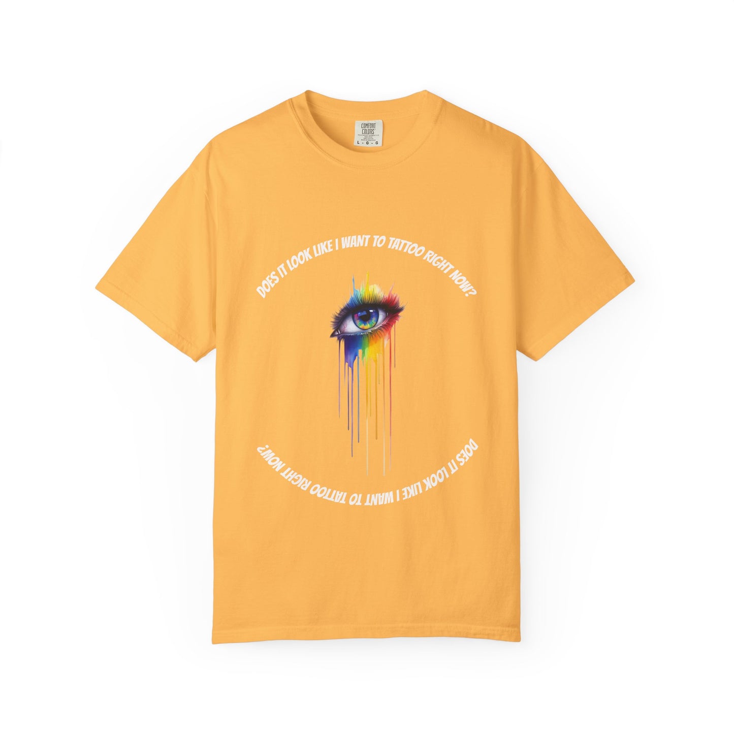 Vibrant Eye Art T-Shirt | Unisex Garment-Dyed Tee, Artistic Apparel, Colorful Fashion, Unique Gift, Everyday Wear