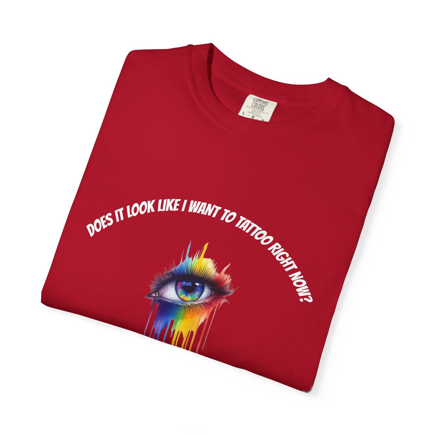 Vibrant Eye Art T-Shirt | Unisex Garment-Dyed Tee, Artistic Apparel, Colorful Fashion, Unique Gift, Everyday Wear
