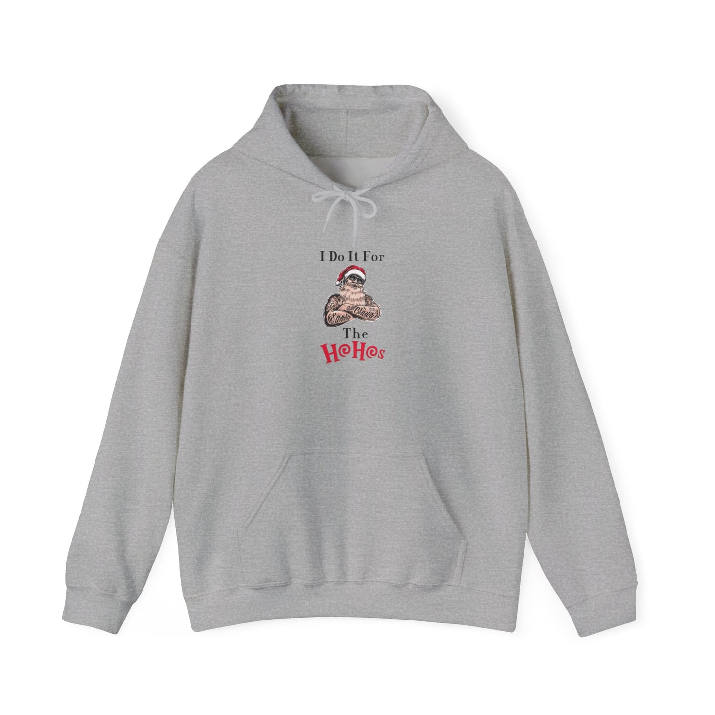 Funny Santa Holiday Sweatshirt, Cozy Gift for Sloth Lovers, Warm Hoodie for Christmas Parties, Casual Lounge Wear, Unique Present