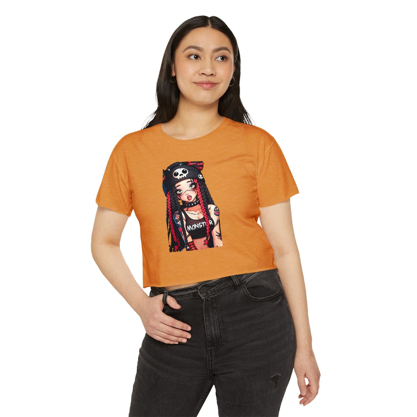 Vibrant Women's Festival Crop Top - Statement Tee for Music Lovers, Perfect for Summer Events, Concerts, Parties, Casual Outings
