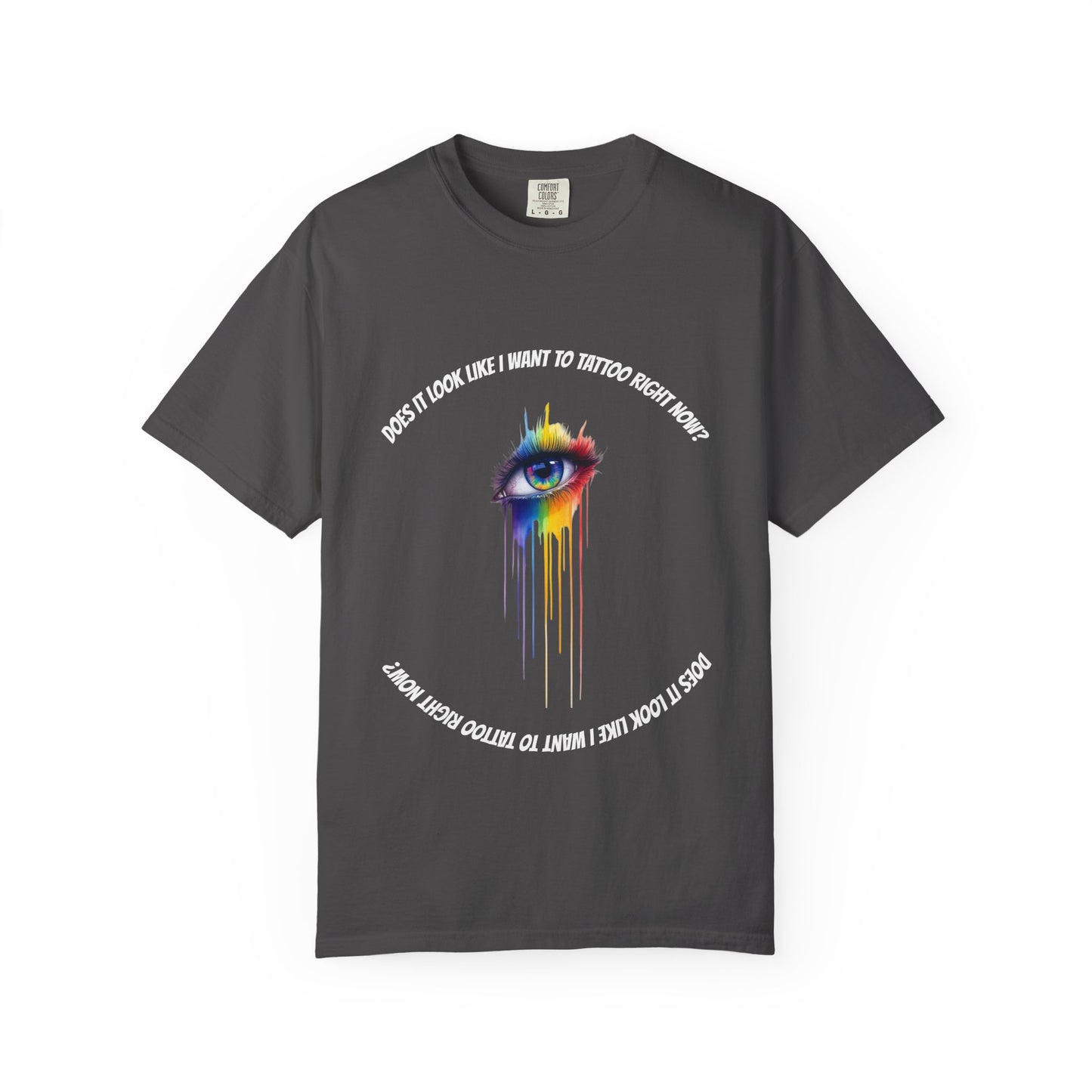 Vibrant Eye Art T-Shirt | Unisex Garment-Dyed Tee, Artistic Apparel, Colorful Fashion, Unique Gift, Everyday Wear