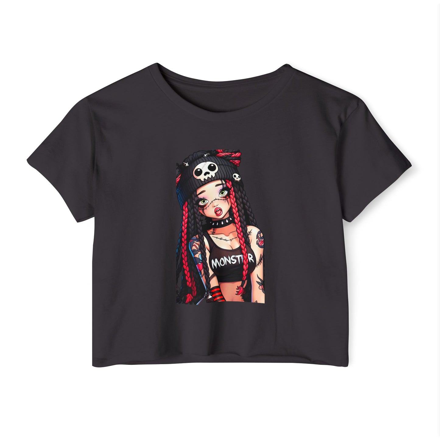Vibrant Women's Festival Crop Top - Statement Tee for Music Lovers, Perfect for Summer Events, Concerts, Parties, Casual Outings