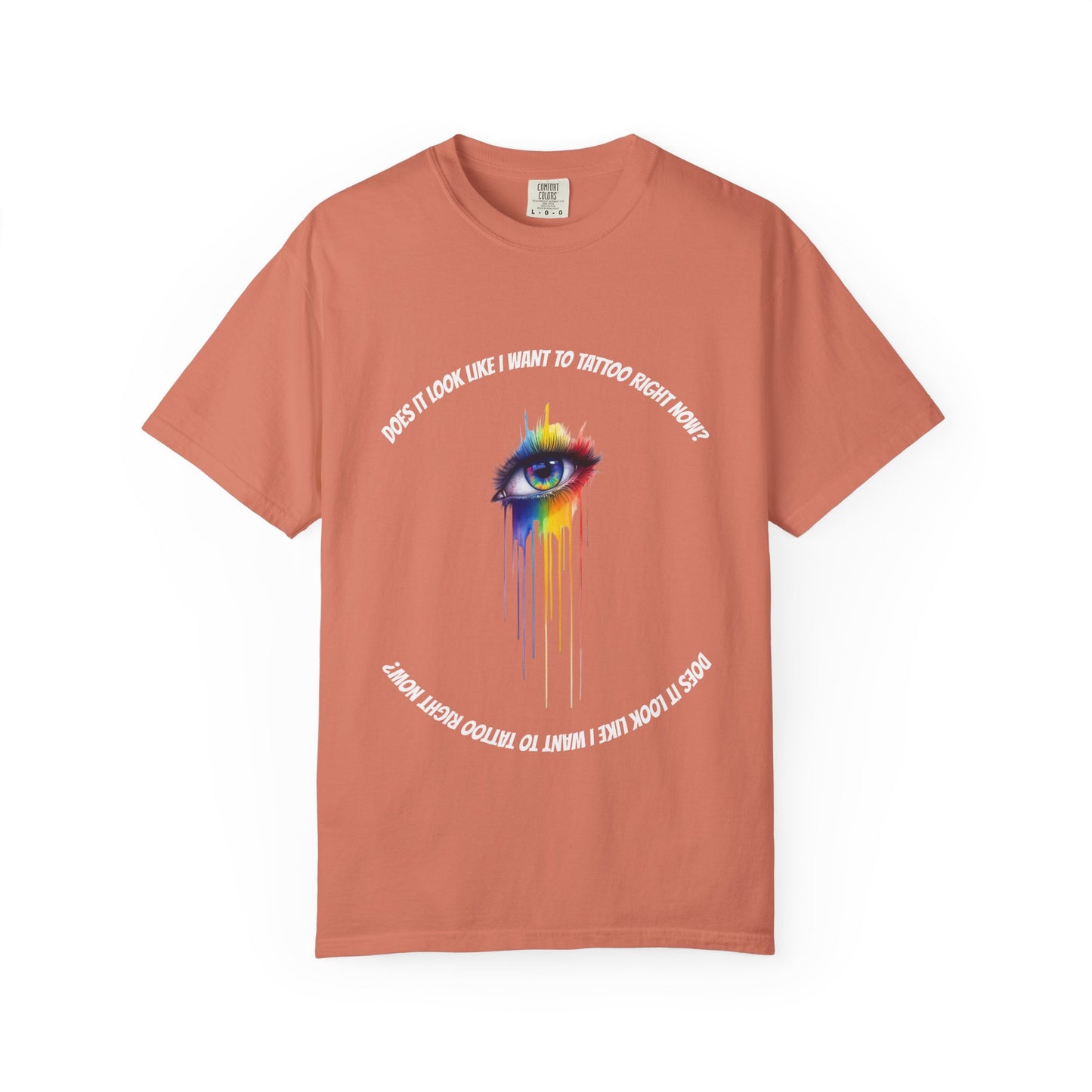 Vibrant Eye Art T-Shirt | Unisex Garment-Dyed Tee, Artistic Apparel, Colorful Fashion, Unique Gift, Everyday Wear