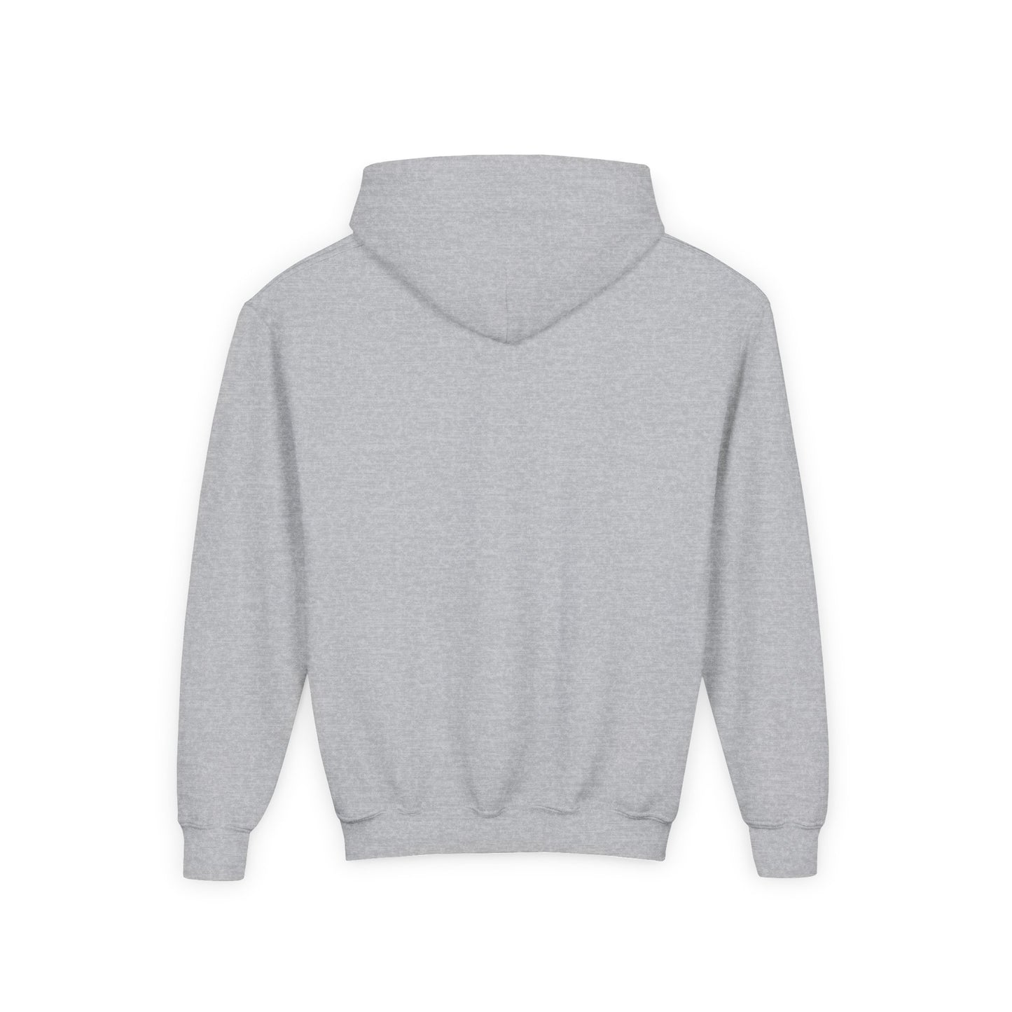 Youth Hooded Sweatshirt with Heart Design, Cozy Pullover, Trendy Sweatshirt, Gift for Teens, Casual Wear, Fashion Hoodie