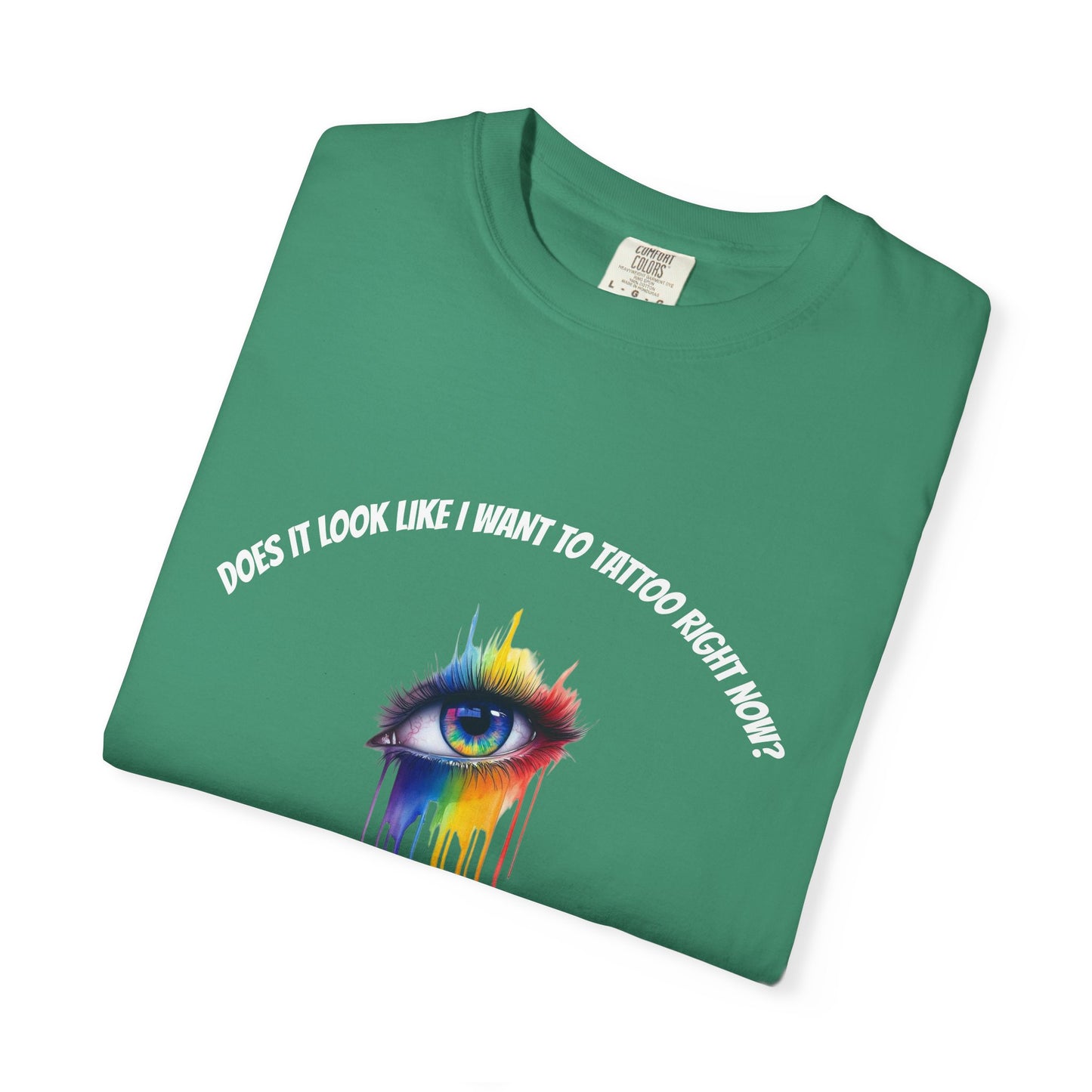 Vibrant Eye Art T-Shirt | Unisex Garment-Dyed Tee, Artistic Apparel, Colorful Fashion, Unique Gift, Everyday Wear