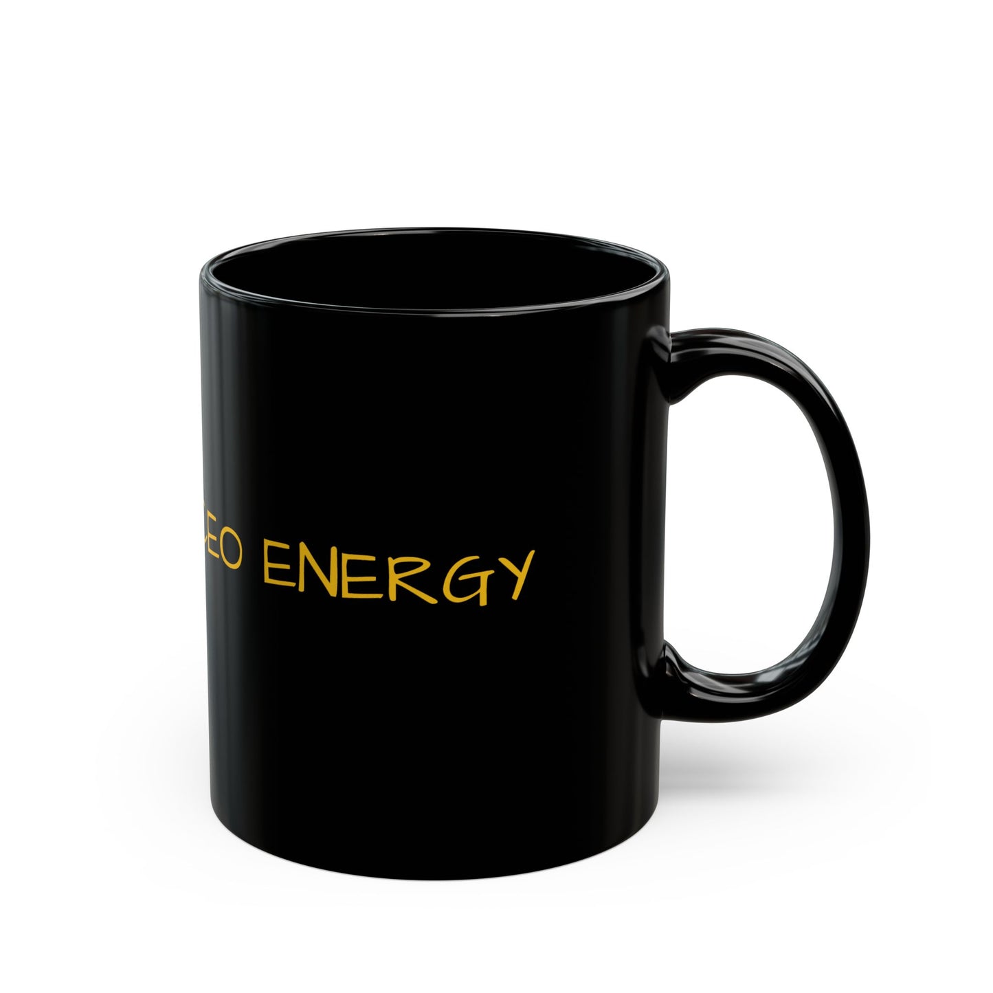 CEO Energy Mug, Empowering Black Mug for Entrepreneurs, Motivational Coffee Cup, Birthday Gift for Boss, Office Decor