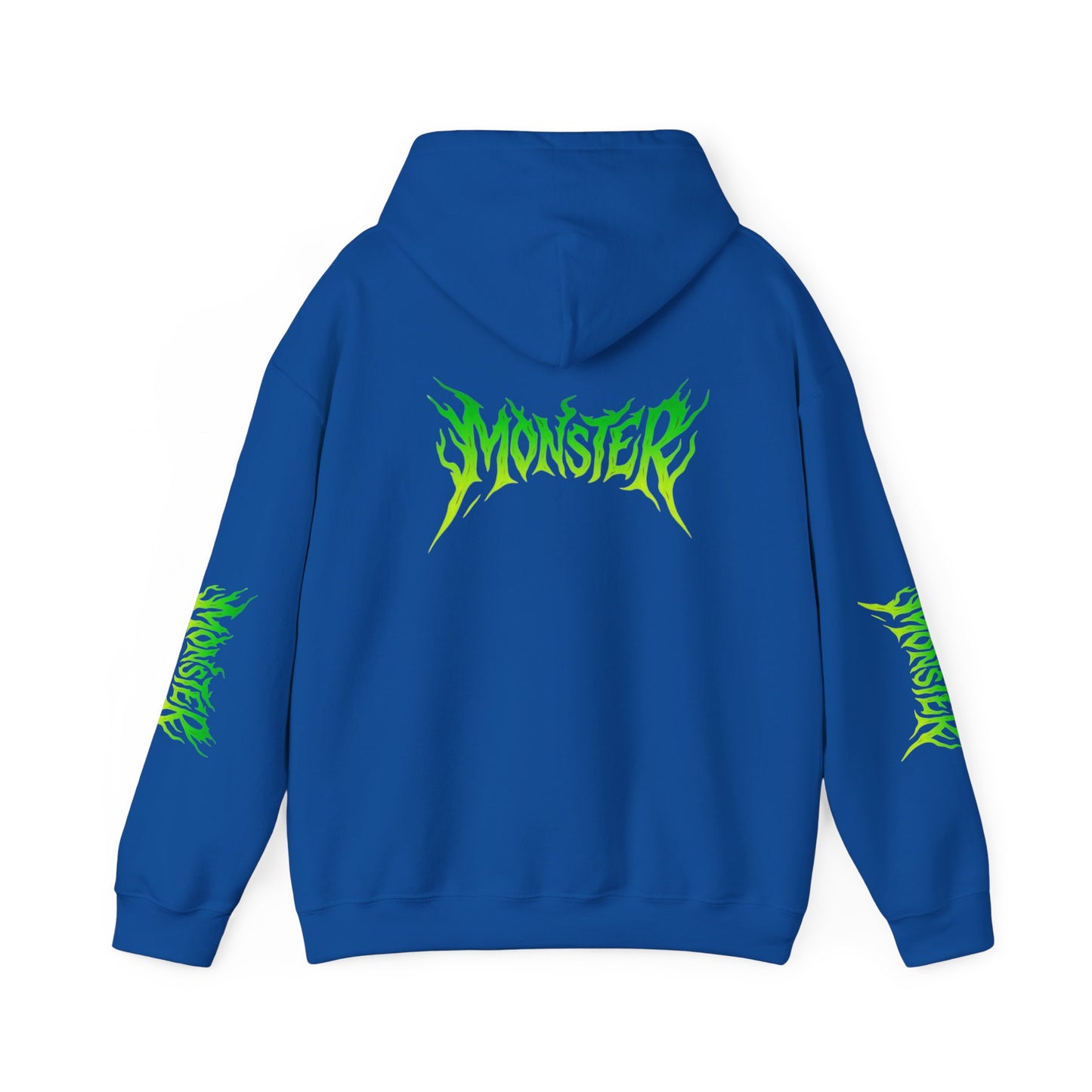 Monster Vibe Unisex Hooded Sweatshirt, Streetwear, Casual Hoodie, Graphic Sweatshirt, Cool Gift, Halloween Apparel, Everyday Wear