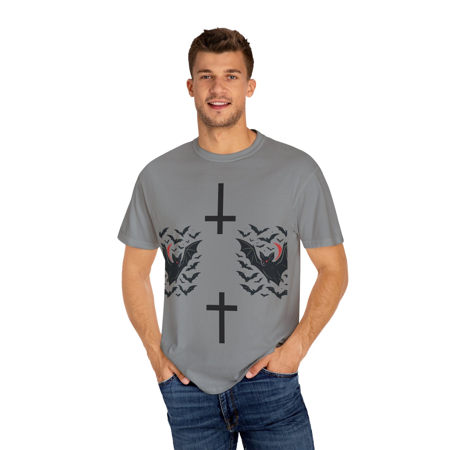 Gothic Bat T-Shirt - Unisex Vibe, Perfect for Halloween, Alternative Fashion, Graphic Tee, Gift for Him/Her/Nonbinary
