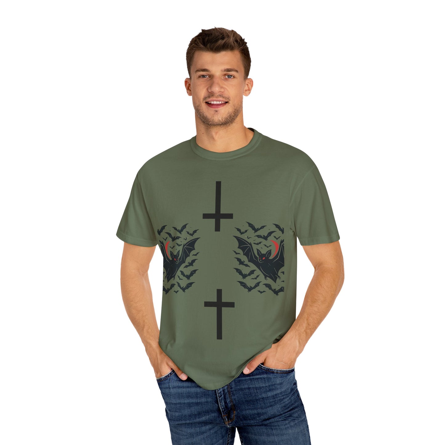 Gothic Bat T-Shirt - Unisex Vibe, Perfect for Halloween, Alternative Fashion, Graphic Tee, Gift for Him/Her/Nonbinary