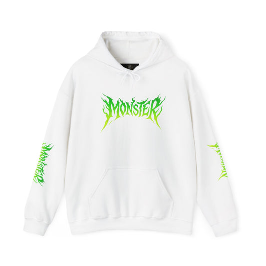 Monster Vibe Unisex Hooded Sweatshirt, Streetwear, Casual Hoodie, Graphic Sweatshirt, Cool Gift, Halloween Apparel, Everyday Wear