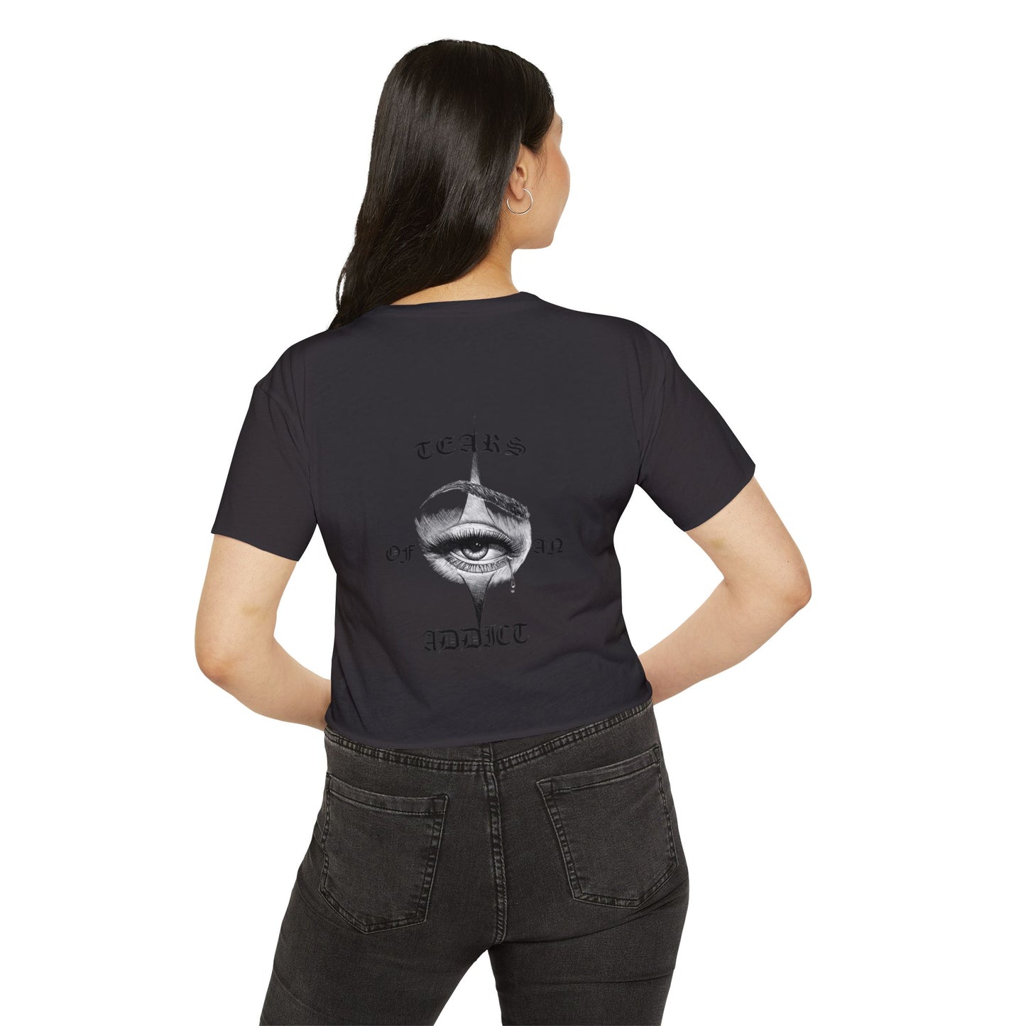 Women's Festival Crop Top with Unique Eye Design, Boho Crop Top, Festival Wear, Street Style Tee, Music Festival Outfit, Summer [...]