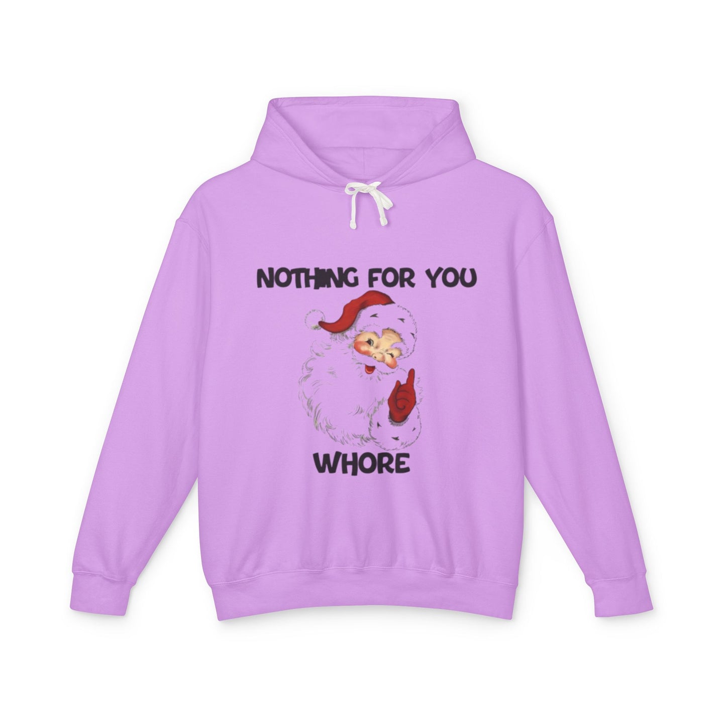 Funny Holiday Hooded Sweatshirt for Christmas, Humorous Gift, Unisex Lightweight Pullover, Santa Joke Hoodie, Christmas Apparel, [...]