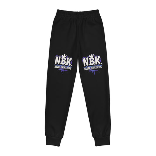 Youth Joggers with NBK Design, Stylish Athletic Pants for Kids, Comfortable Casual Wear, Perfect for Playdates & Sports