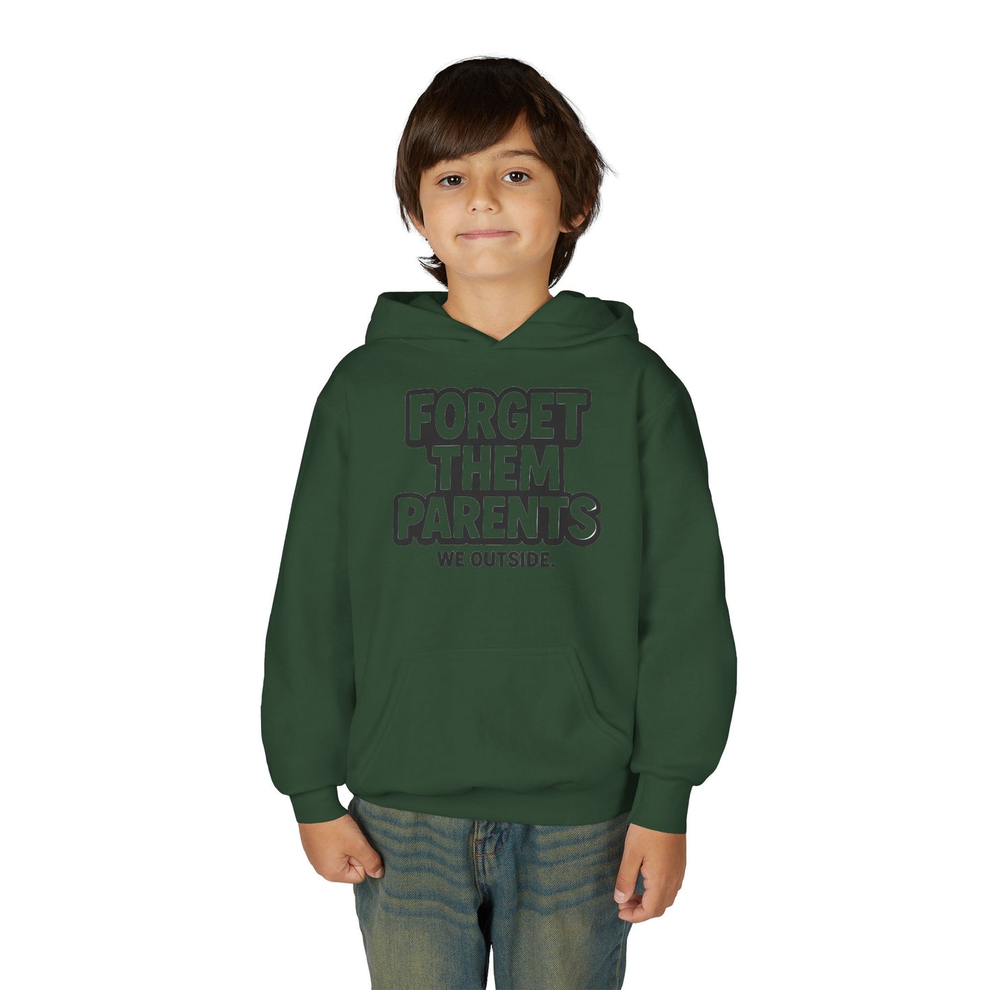 Youth Hoodie - Forget Them Parents | Trendy Sweatshirt for Teens | Perfect for Outdoor Fun, Gift for Birthday, Back to School, [...]