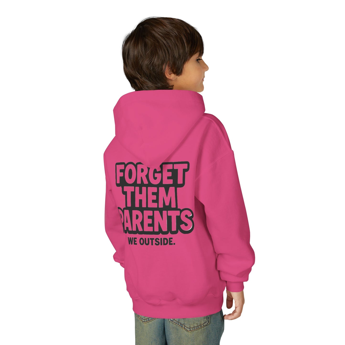 Youth Hoodie - Forget Them Parents | Trendy Sweatshirt for Teens | Perfect for Outdoor Fun, Gift for Birthday, Back to School, [...]