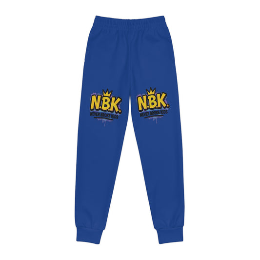 Youth Joggers with NBK Logo - Comfortable Athletic Wear for Kids, Perfect for Sports, Playtime, and Casual Outings
